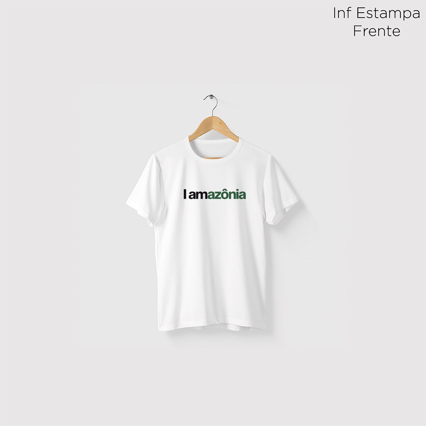Camiseta Amazônia I AM - BRANCO - cód 0110