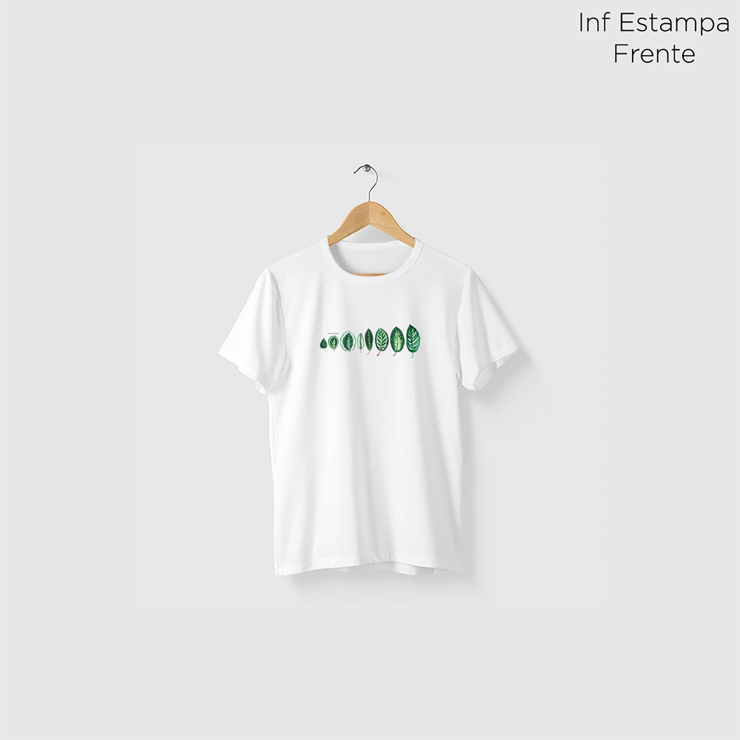 Camiseta Amazônia ECO AMAZÔNIA - BRANCO - cód 0161