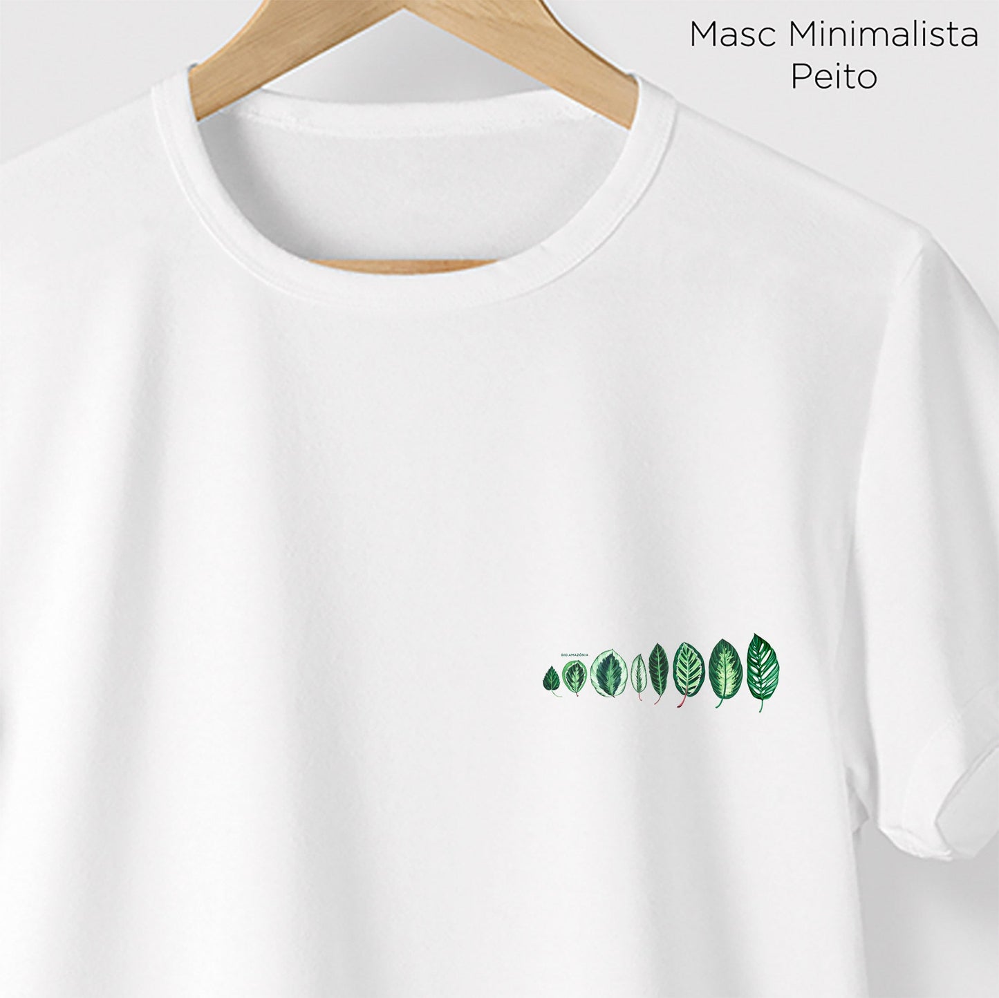 Camiseta Amazônia ECO AMAZÔNIA - BRANCO - cód 0161