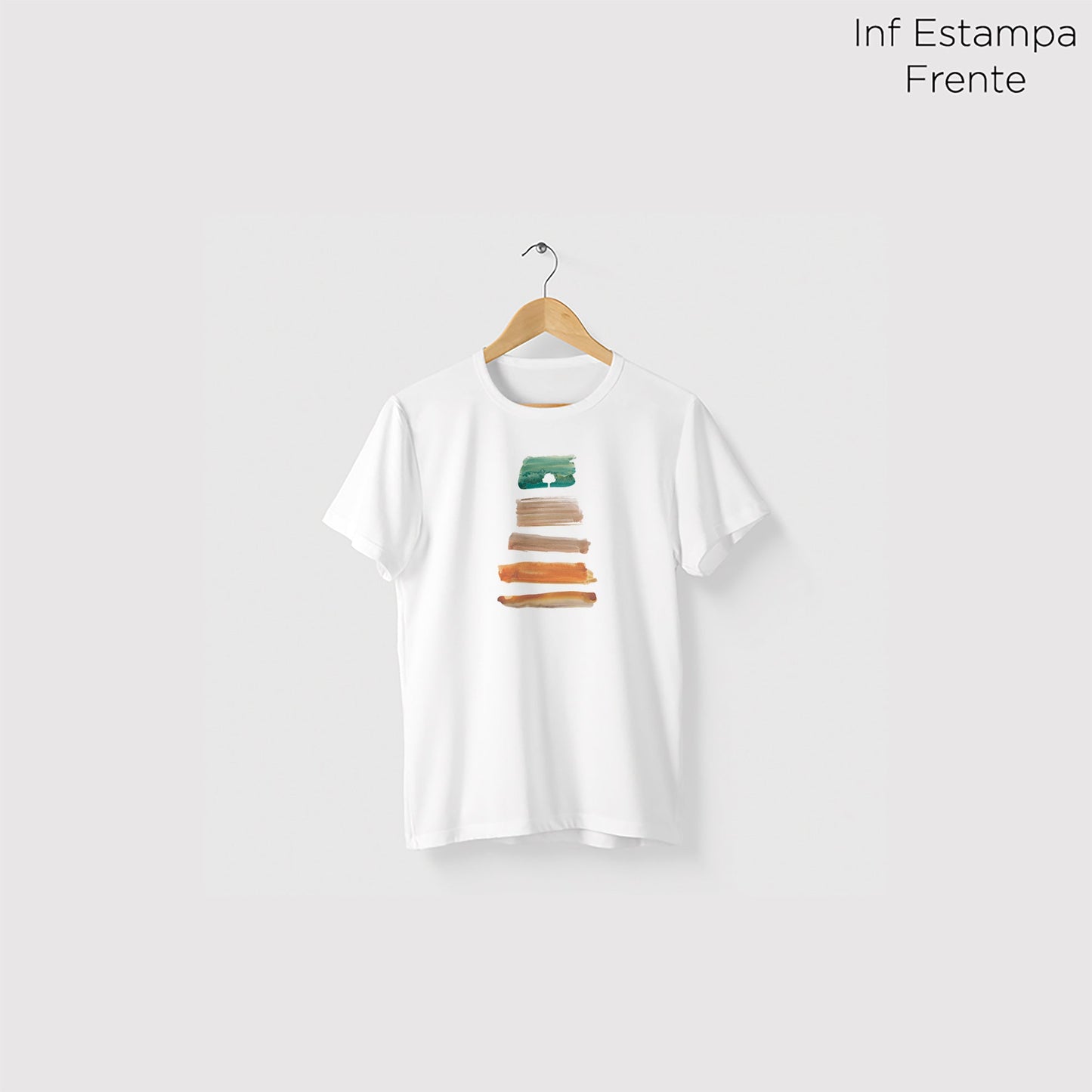 Camiseta Amazônia PACHA MAMA - BRANCO - cód 0170