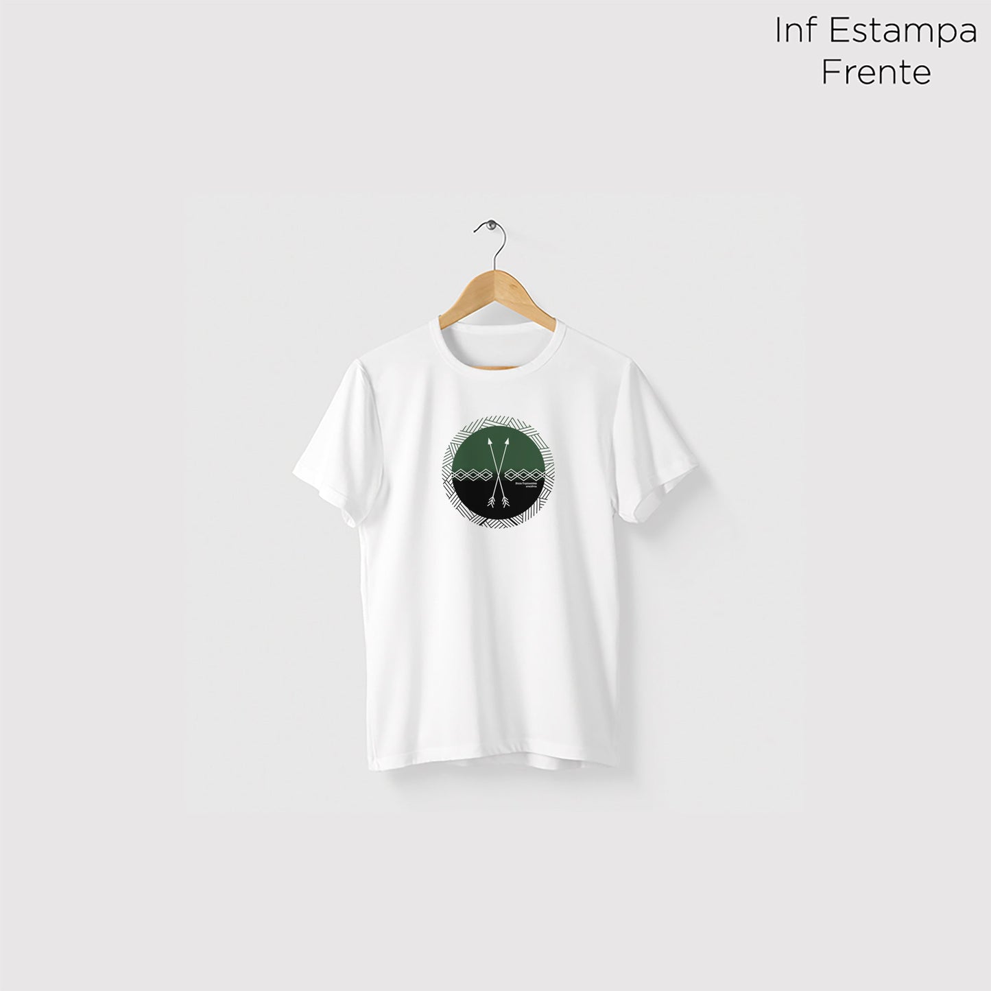 Camiseta Amazônia ETNIA MANDALA - BRANCO - cód 0359