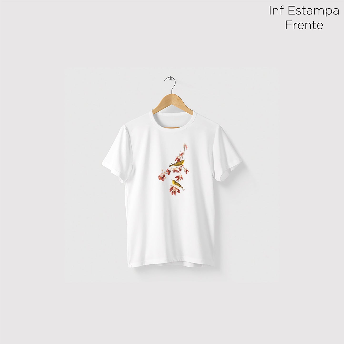 Camiseta Amazônia NATUREZA LIVRE - BRANCO - cód 0441