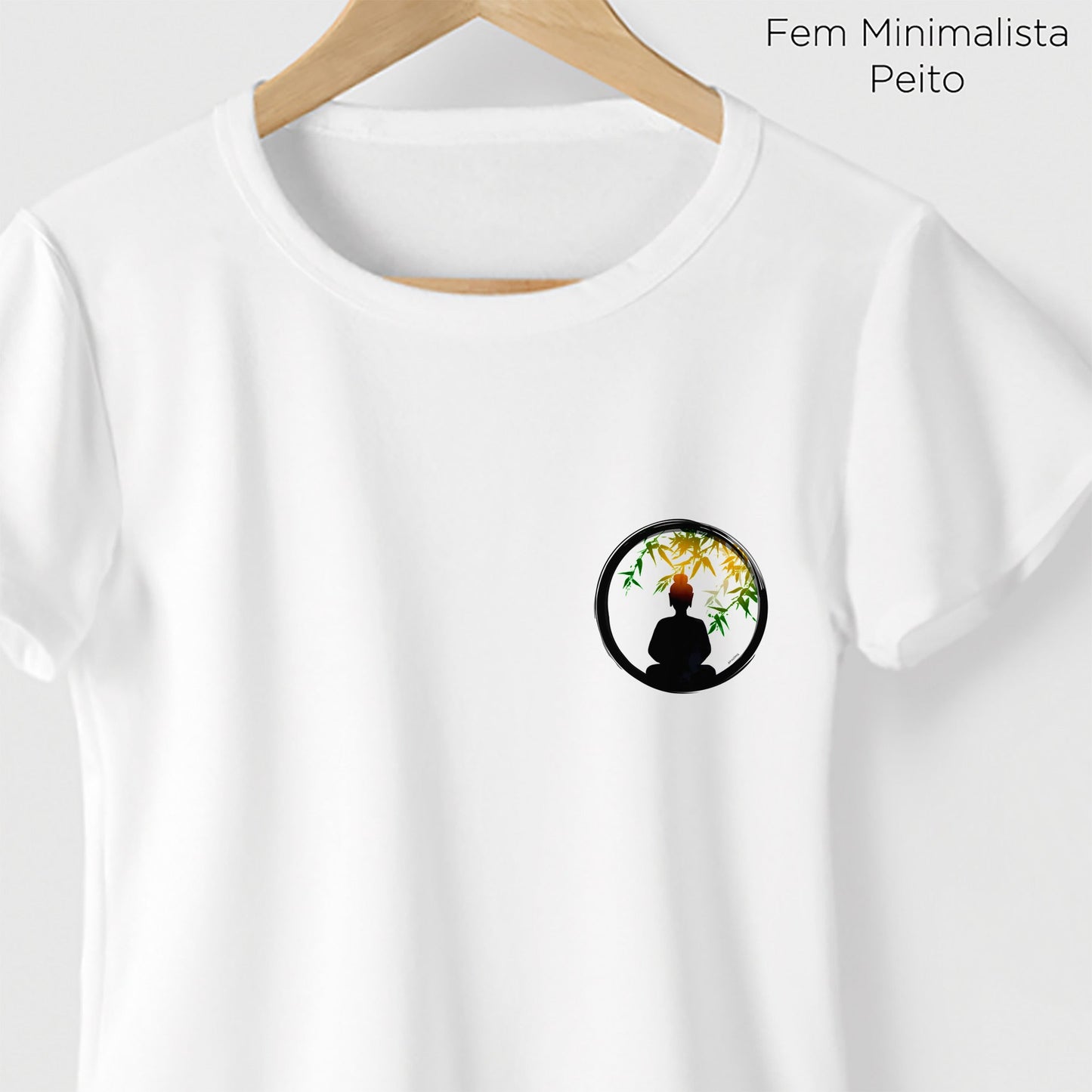 Camiseta Amazônia BUDA LUZ - BRANCO - cód 0453