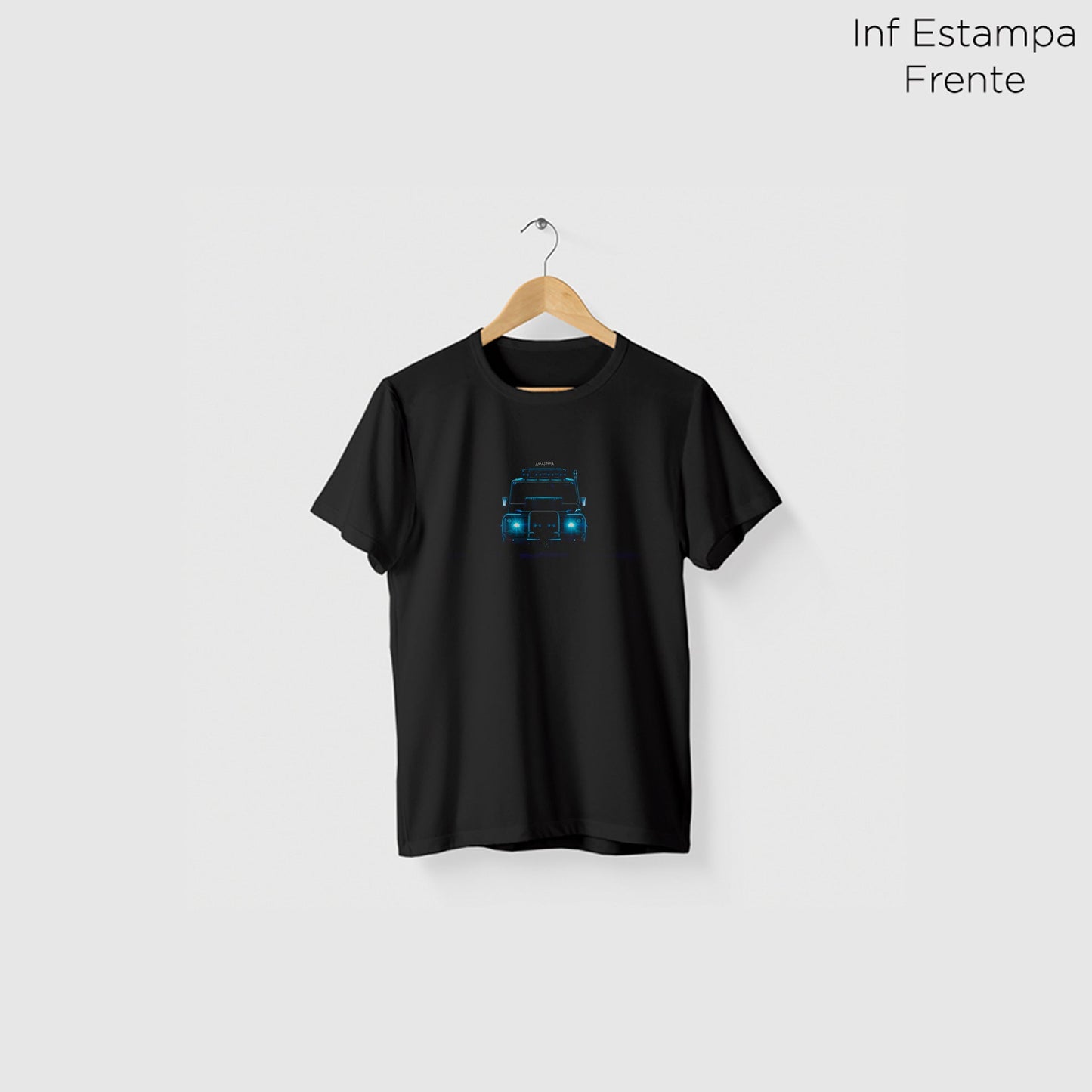 Camiseta Amazônia OFF-ROAD - PRETO - cód 0454