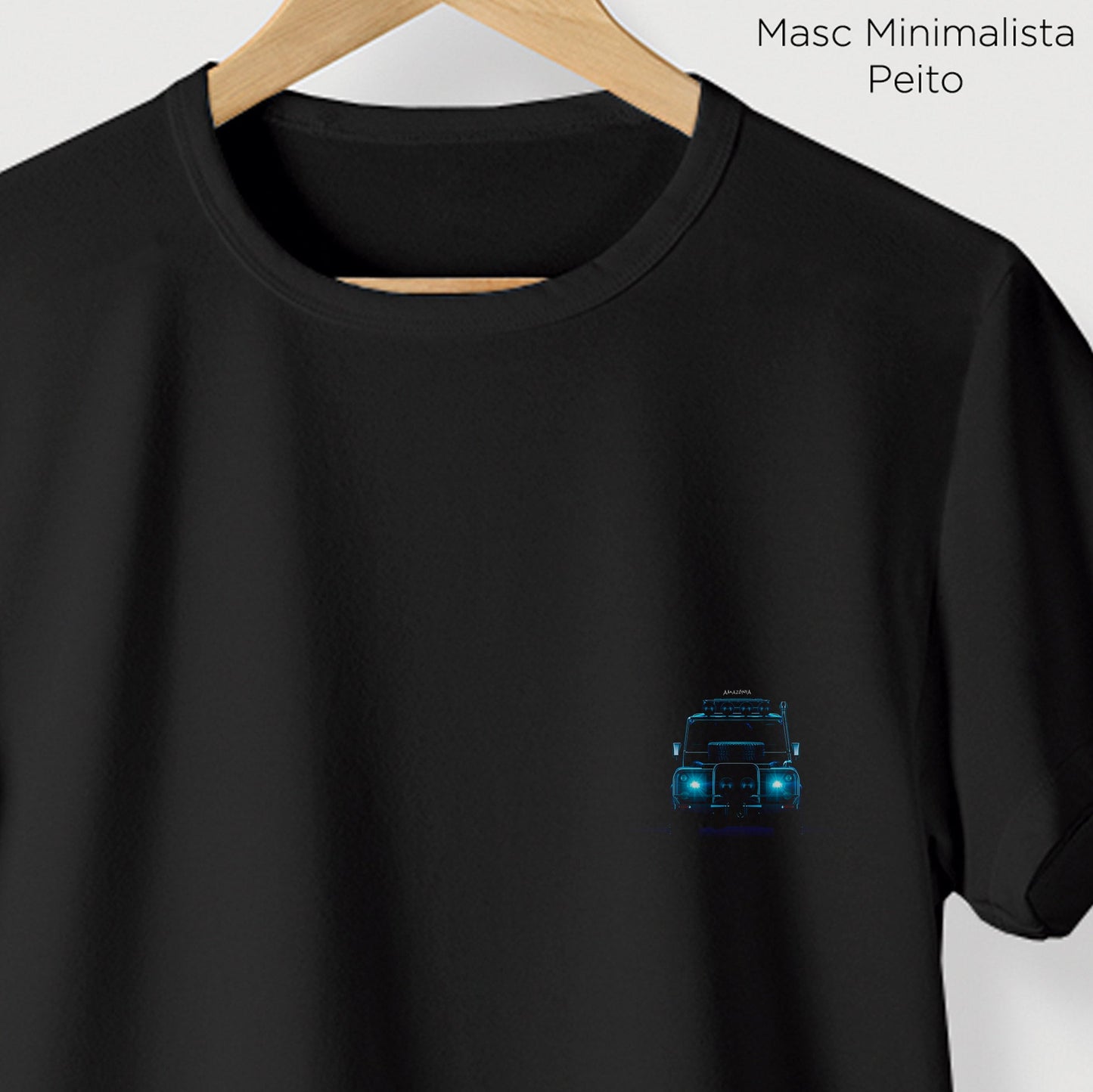 Camiseta Amazônia OFF-ROAD - PRETO - cód 0454