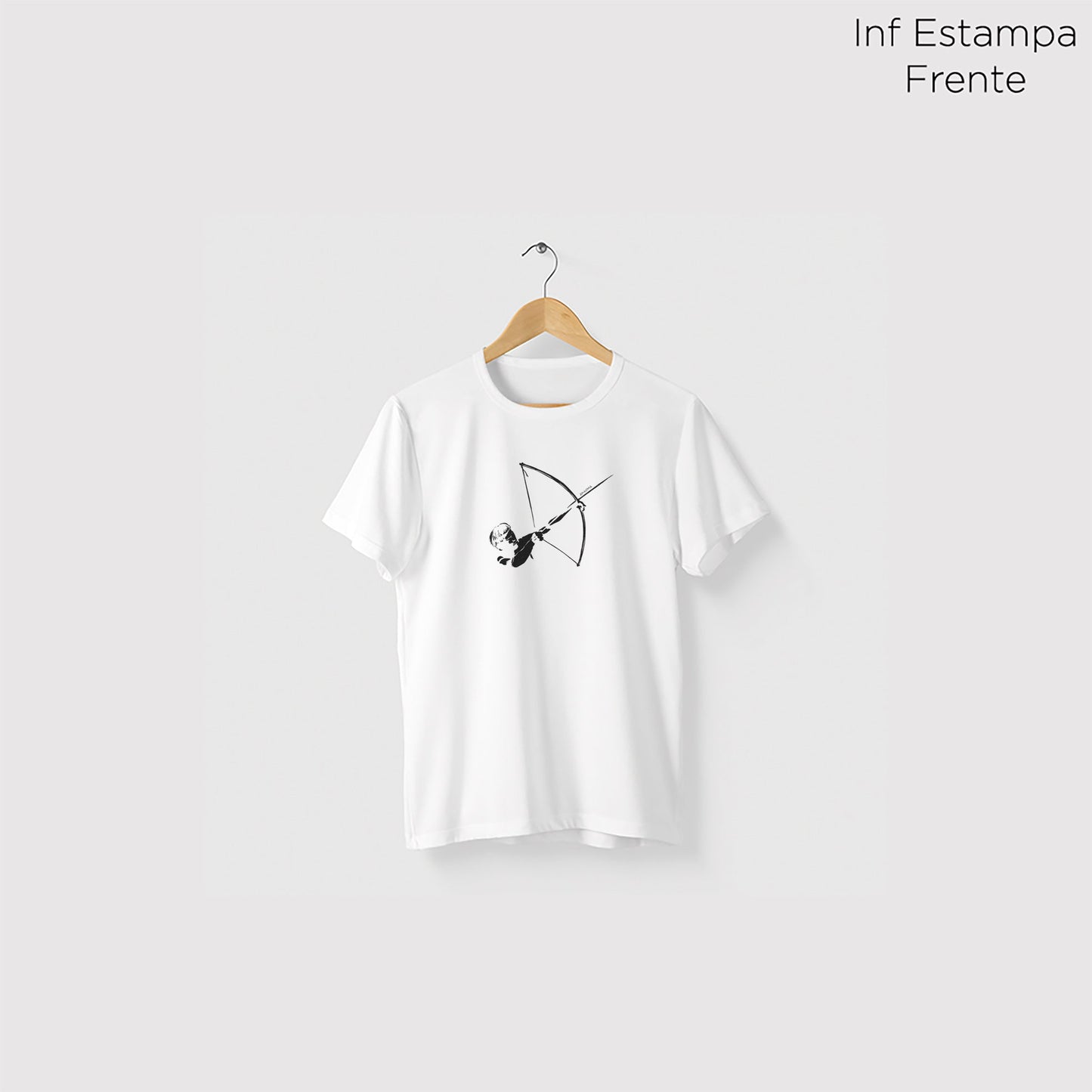 Camiseta Amazônia ARCO E FLECHA - BRANCO - cód 0673