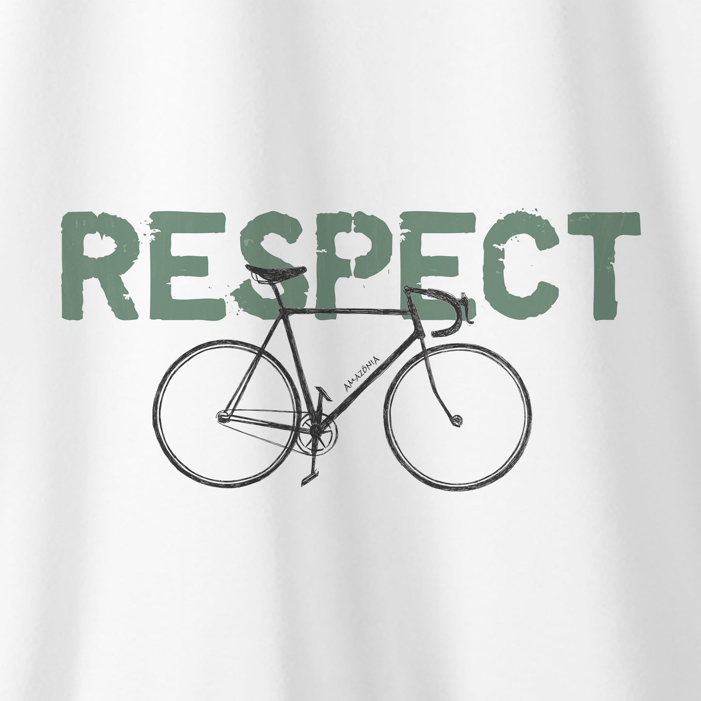 Camiseta Amazônia RESPECT BIKE - BRANCO - cód 0675