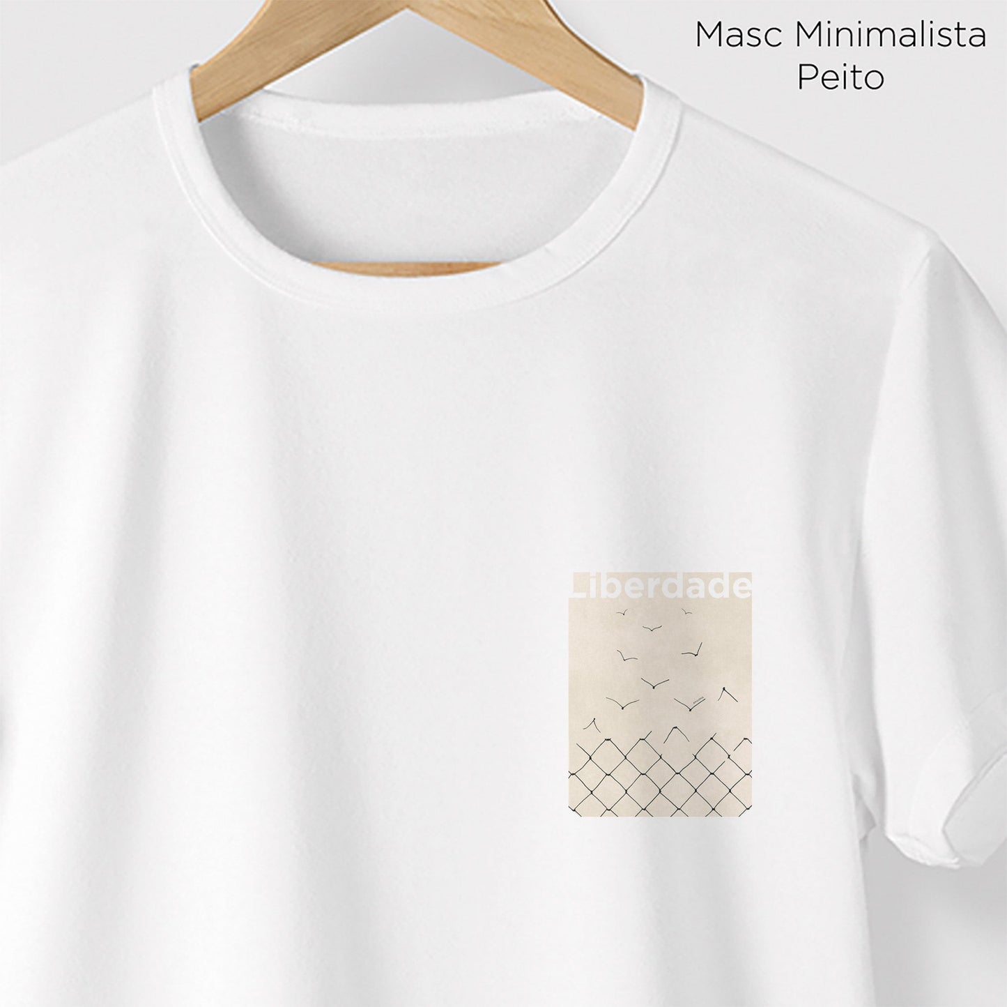 Camiseta Amazônia LIBERDADE - BRANCO - cód 0699