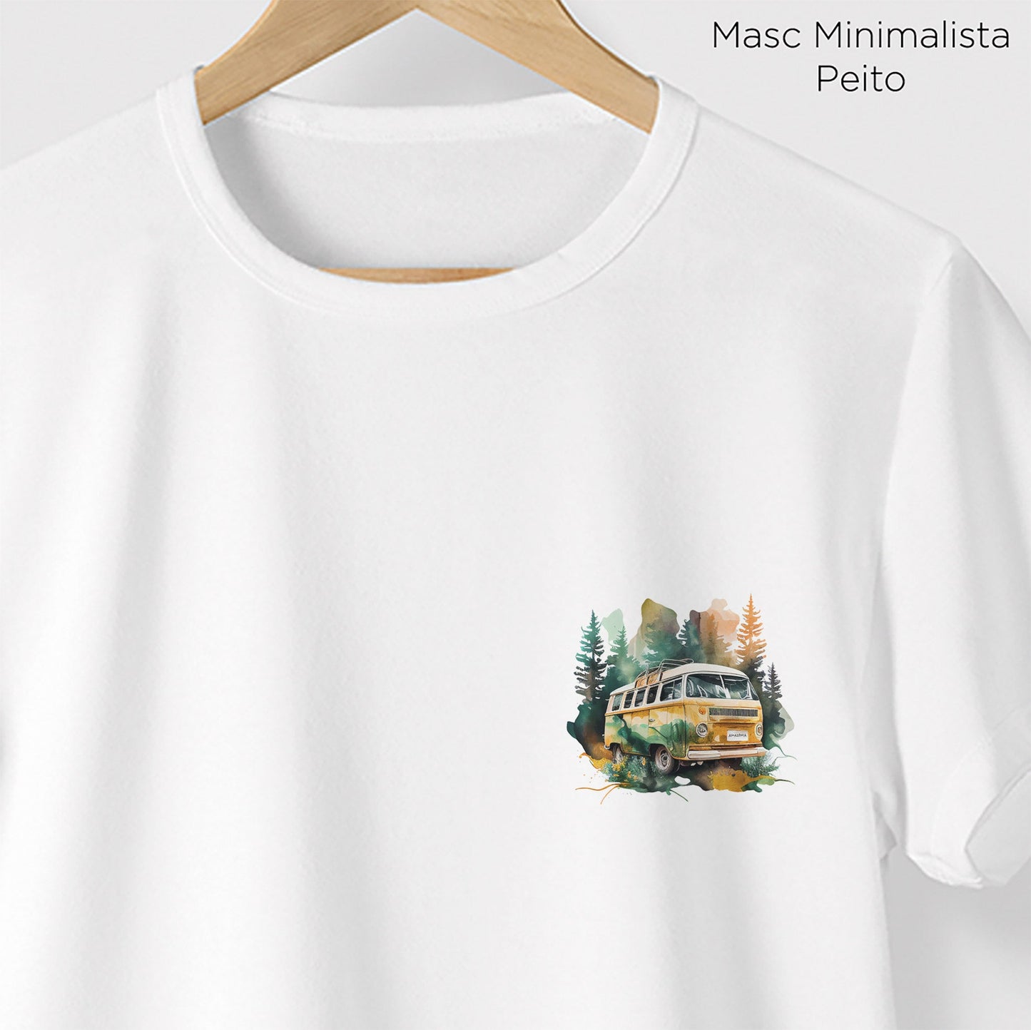 Camiseta Amazônia ROADTRIP - BRANCO - cód 0713