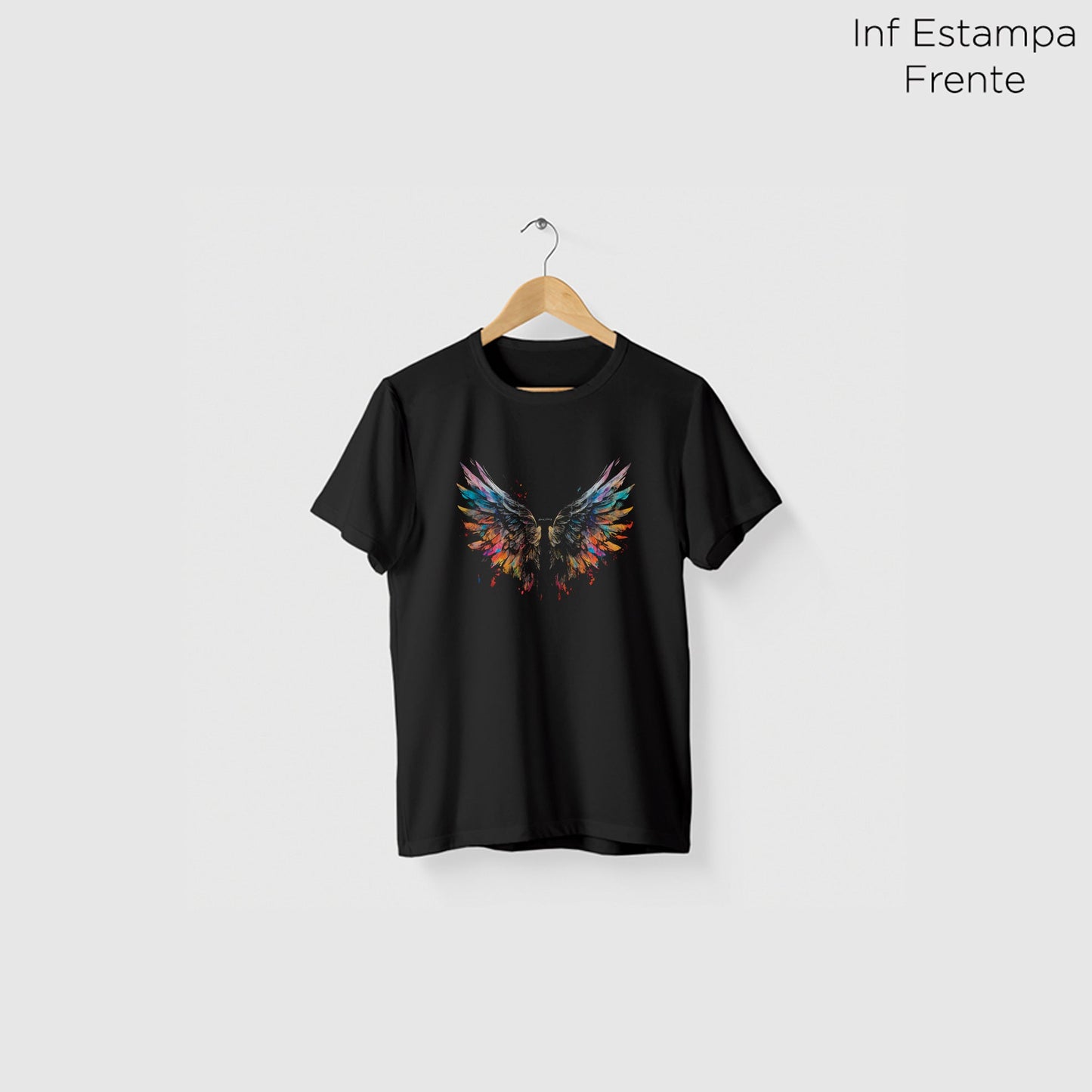 Camiseta Amazônia ASAS - PRETO - cód 0748