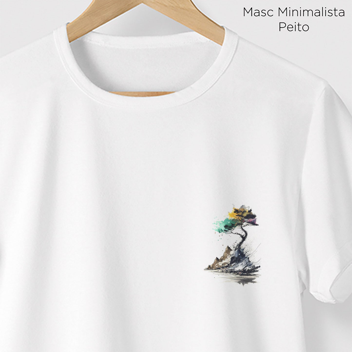 Camiseta Amazônia BONSAI REAL - BRANCO - cód 0761