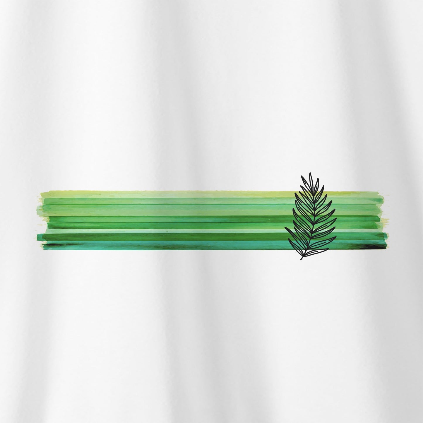 Camiseta Amazônia LEAF STRIPE - BRANCO - cód 0781