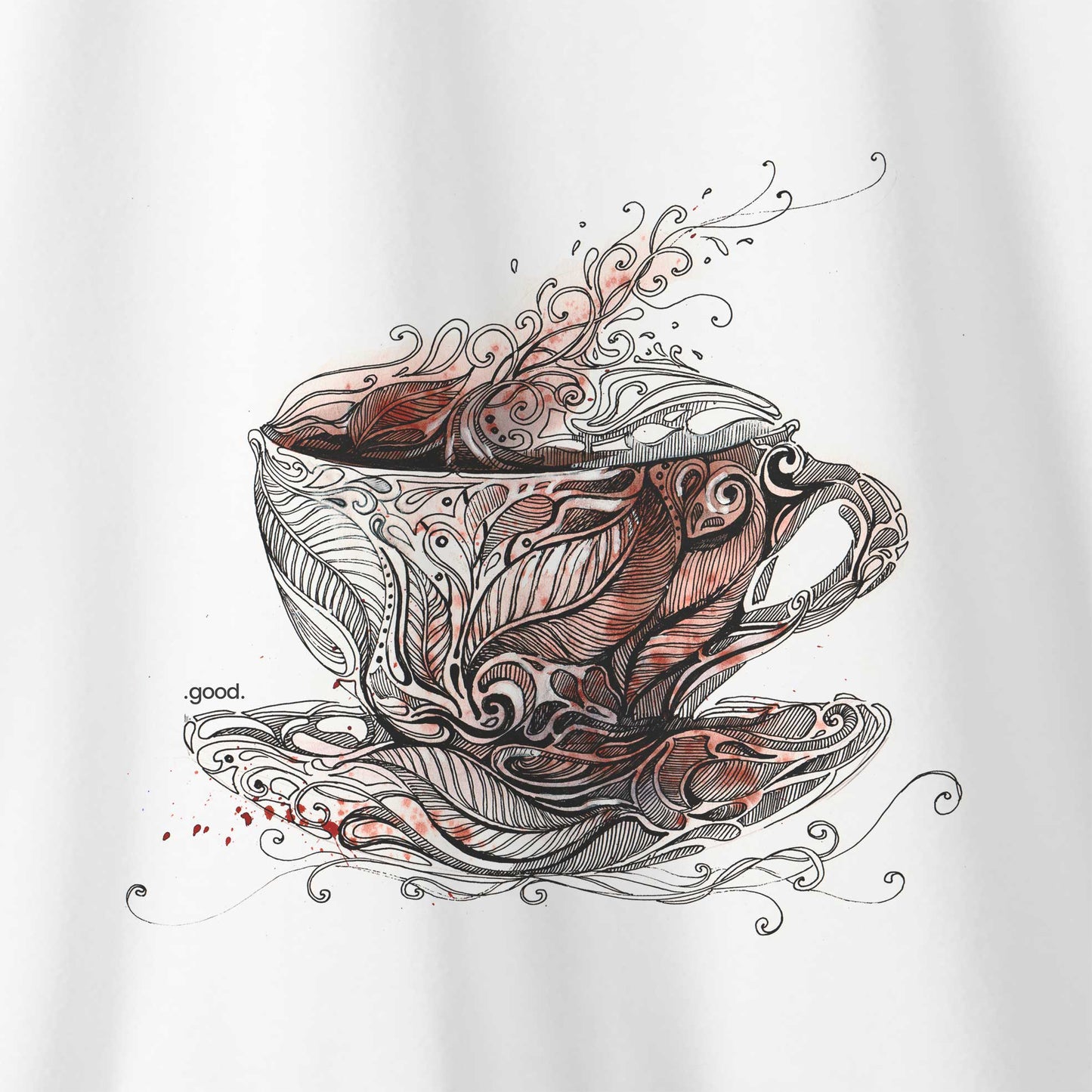 Camiseta Algoodão Branco - cód 0844