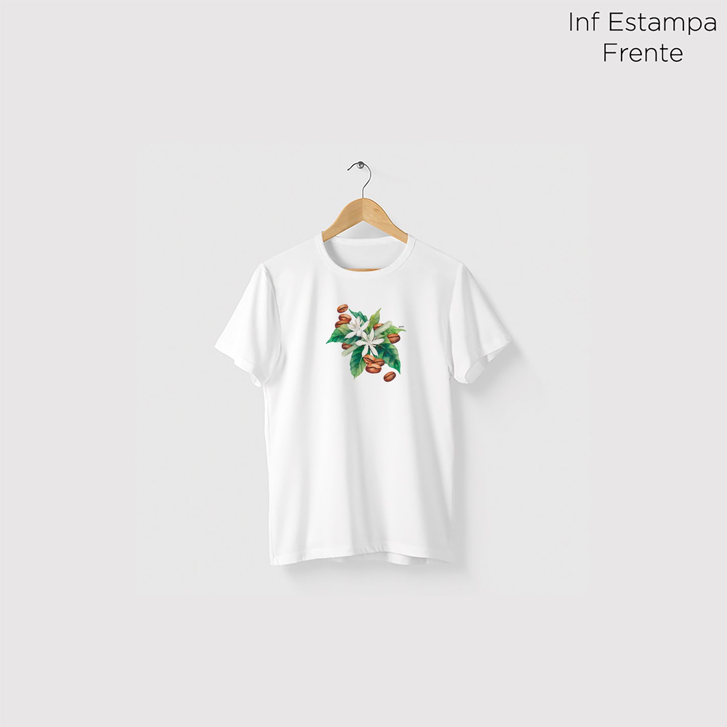 Camiseta Algoodão Branco - cód 0845