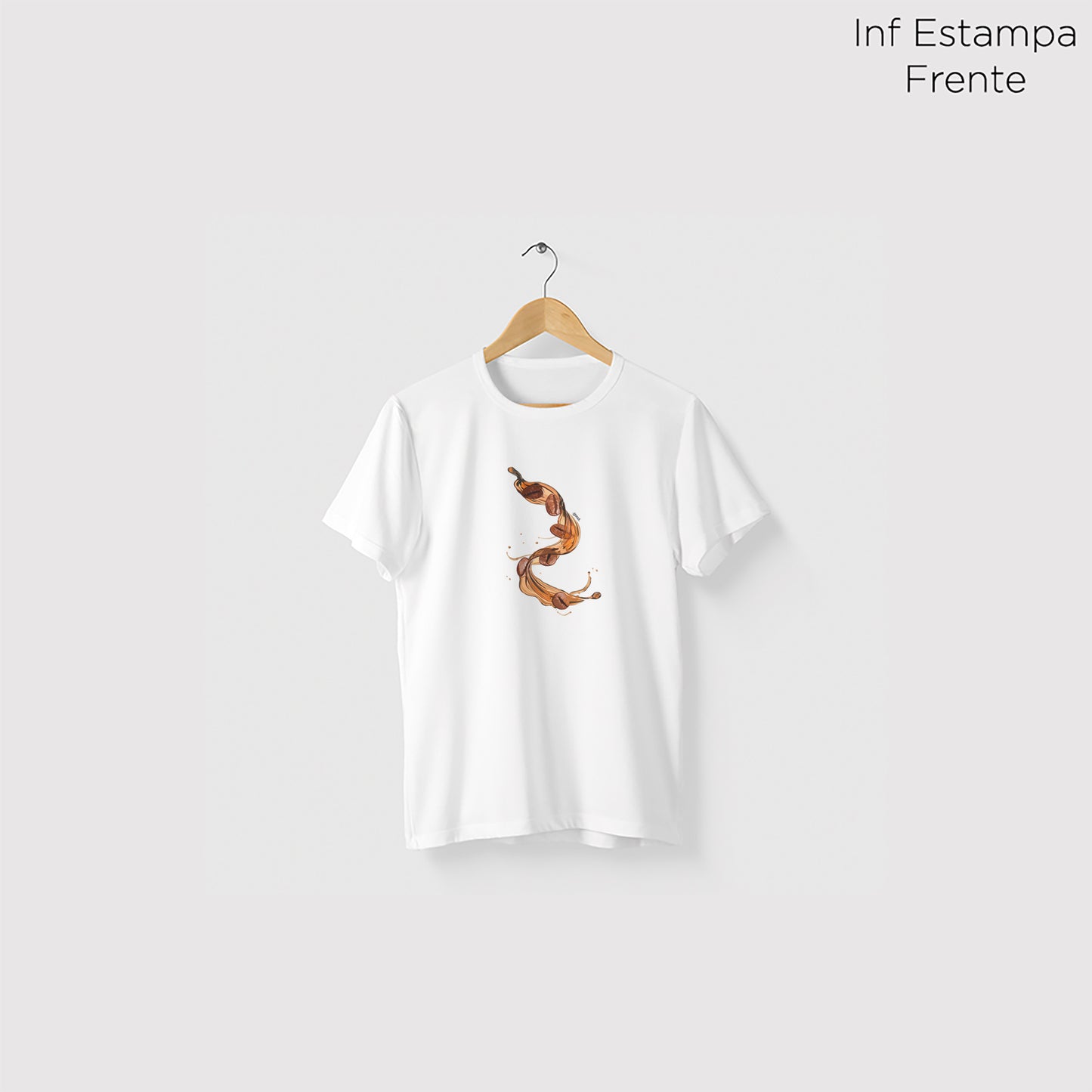Camiseta Algoodão Branco - cód 0847