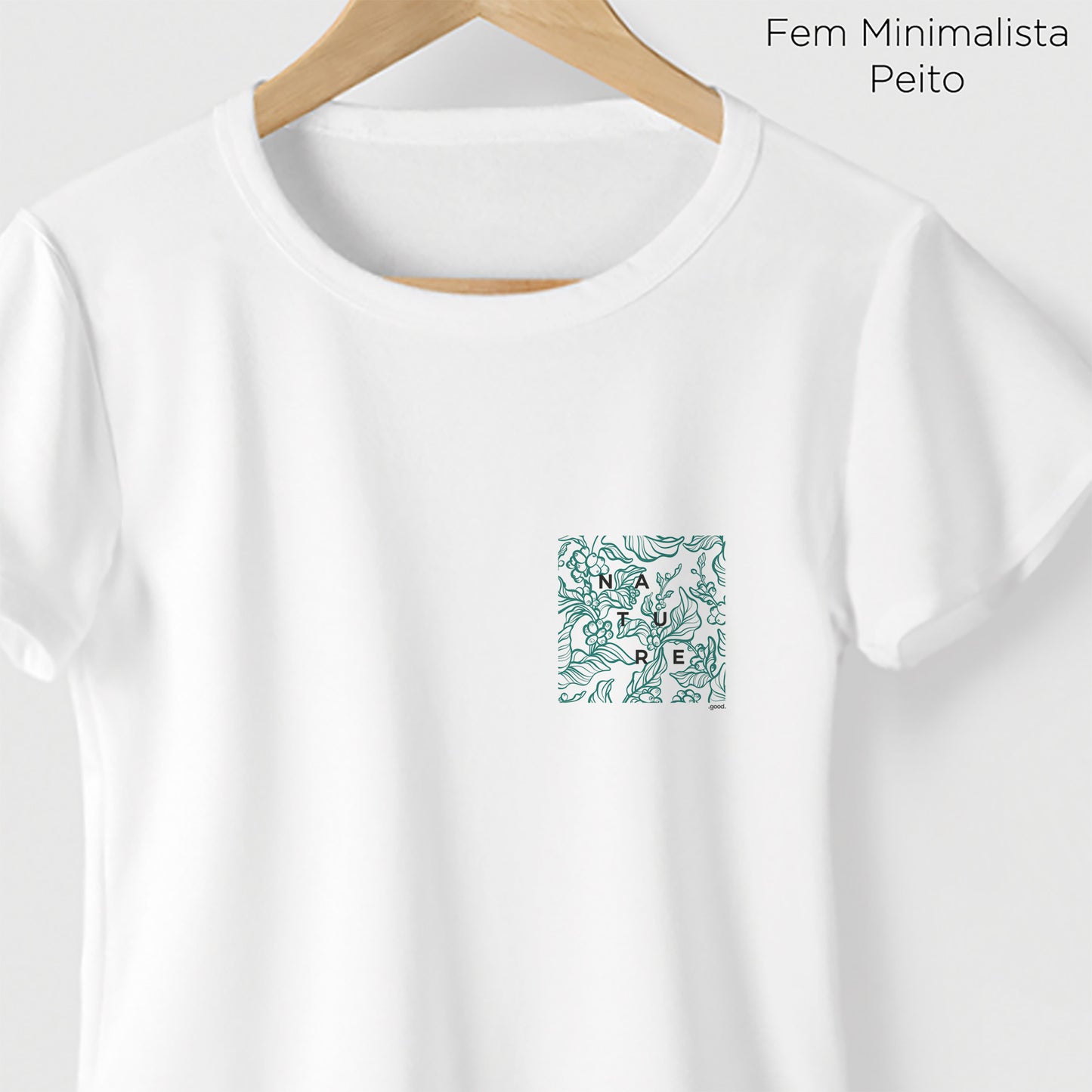 Camiseta Algoodão Branco - cód 0848