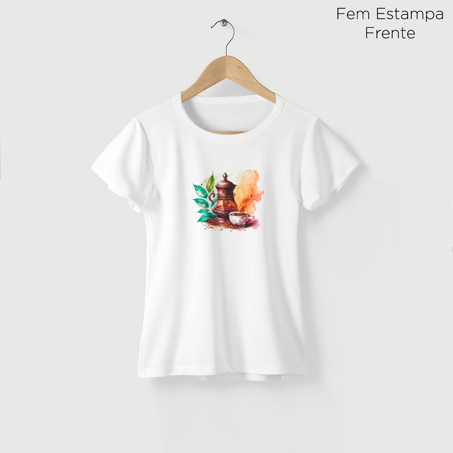 Camiseta Algoodão Branco - cód 0851
