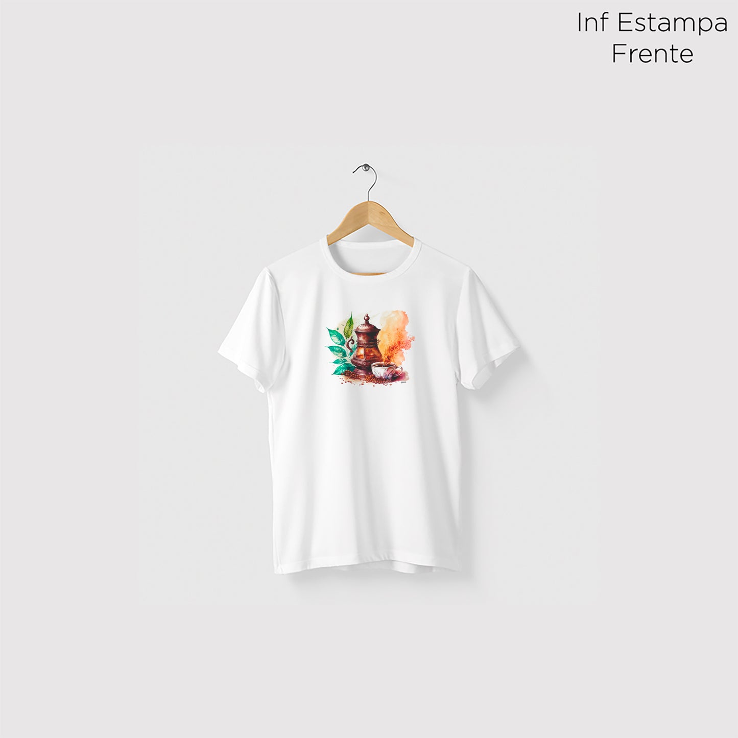 Camiseta Algoodão Branco - cód 0851