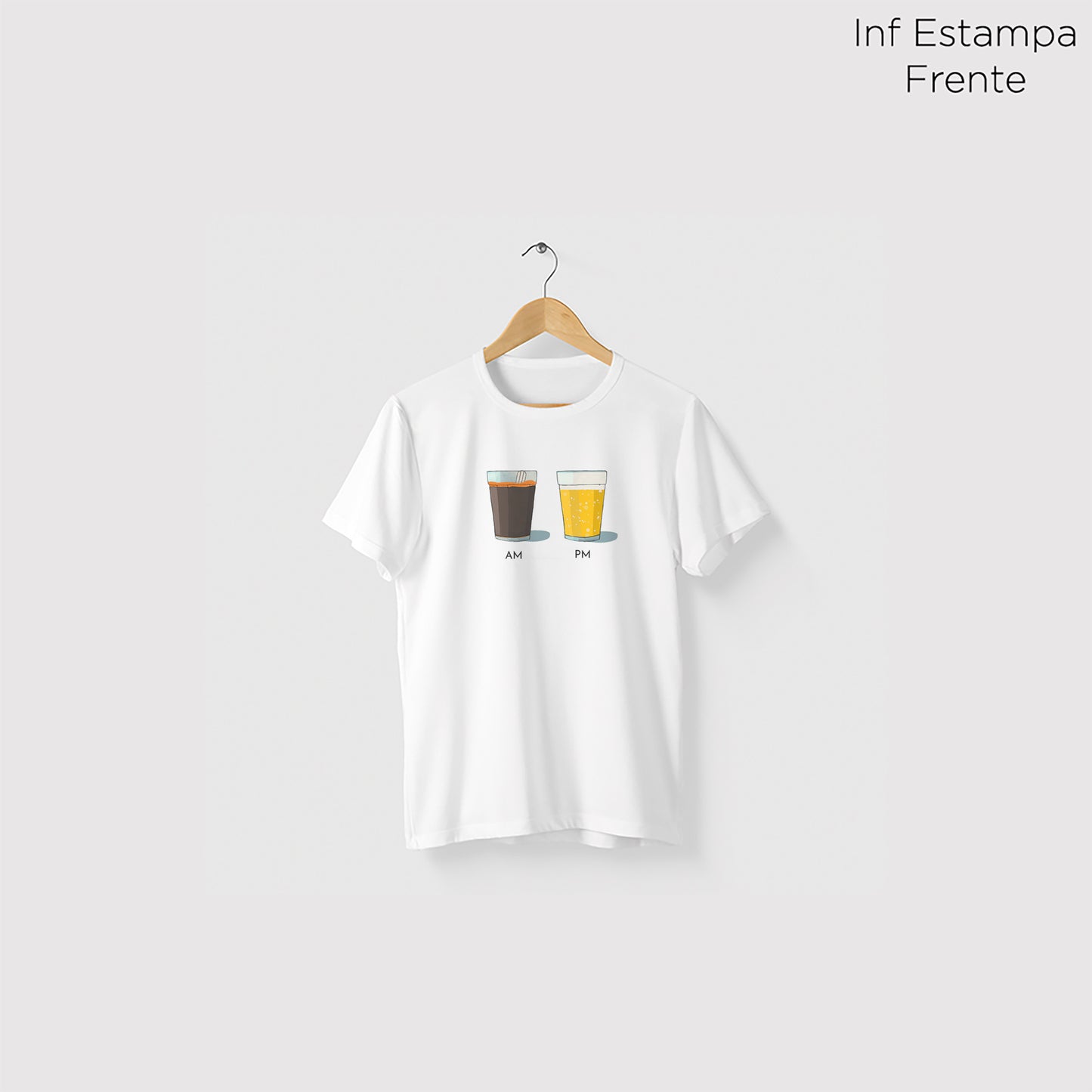 Camiseta Algoodão Branco - cód 0853