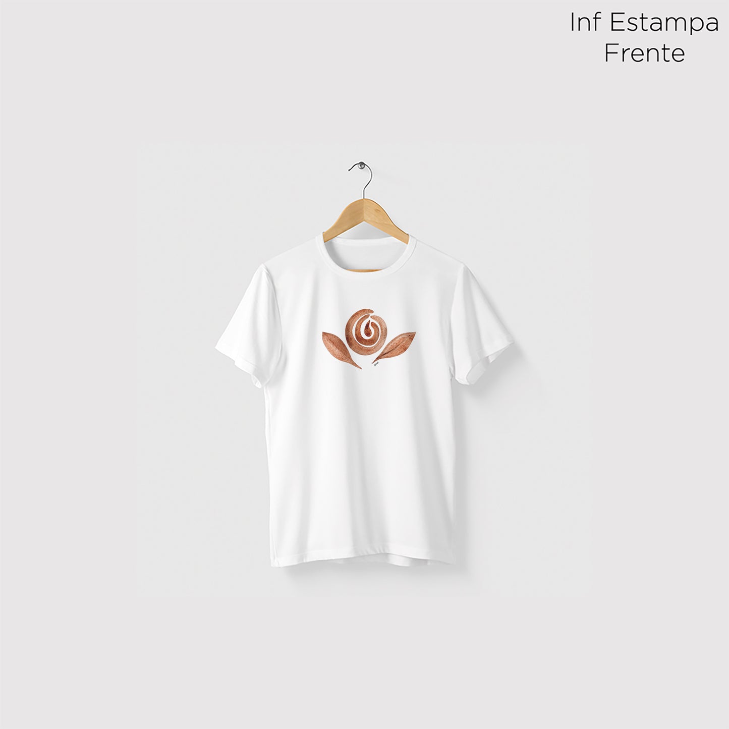 Camiseta Algoodão Branco - cód 0856