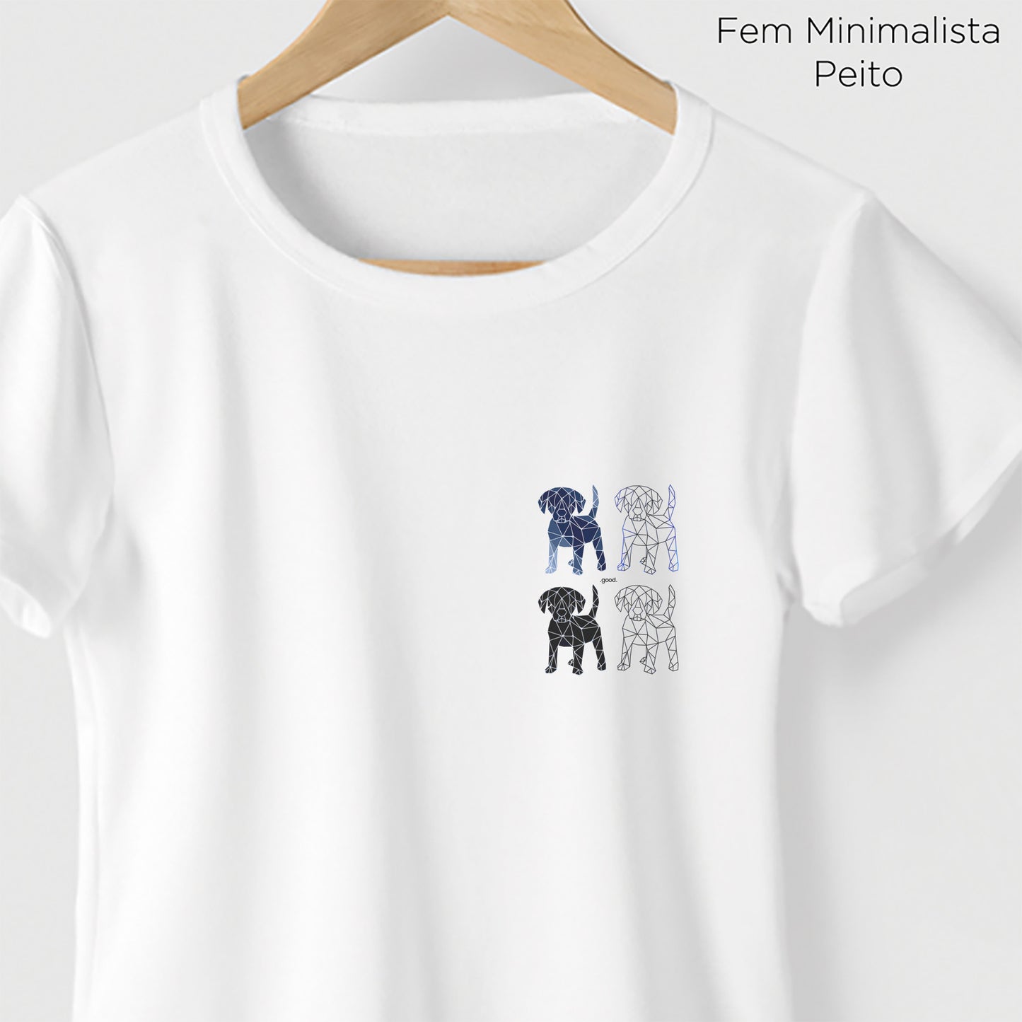 Camiseta Algoodão Branco - cód 0860