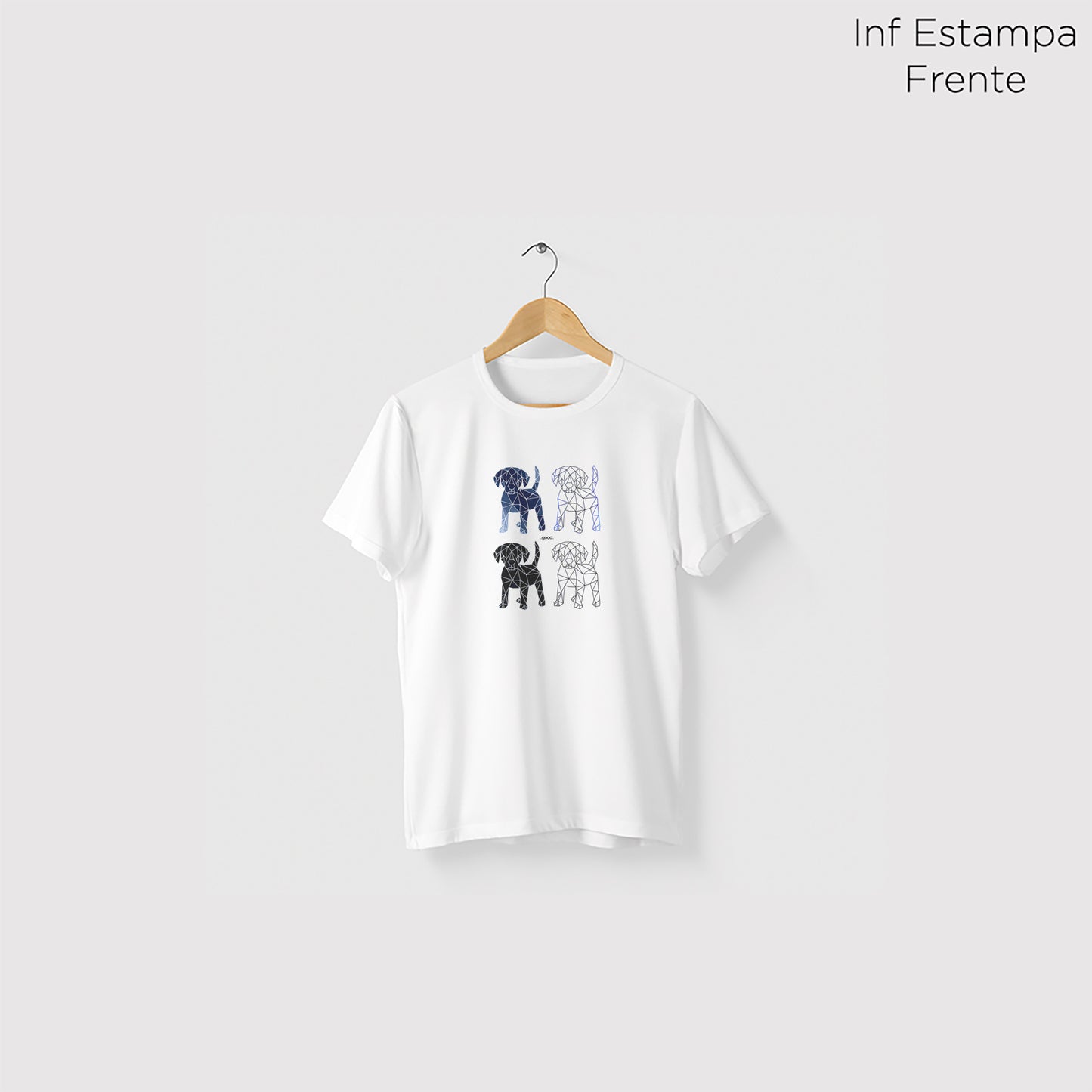 Camiseta Algoodão Branco - cód 0860