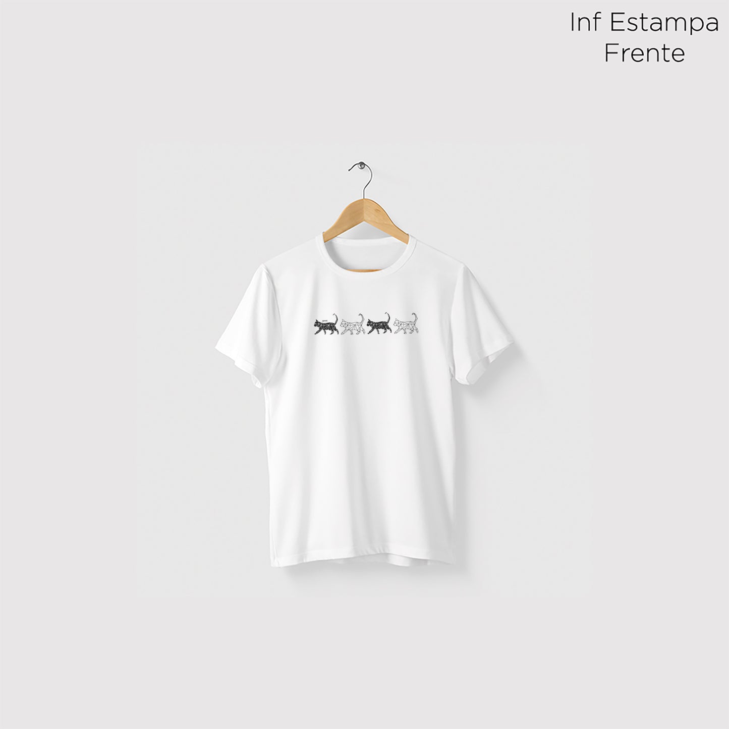 Camiseta Algoodão Branco - cód 0861
