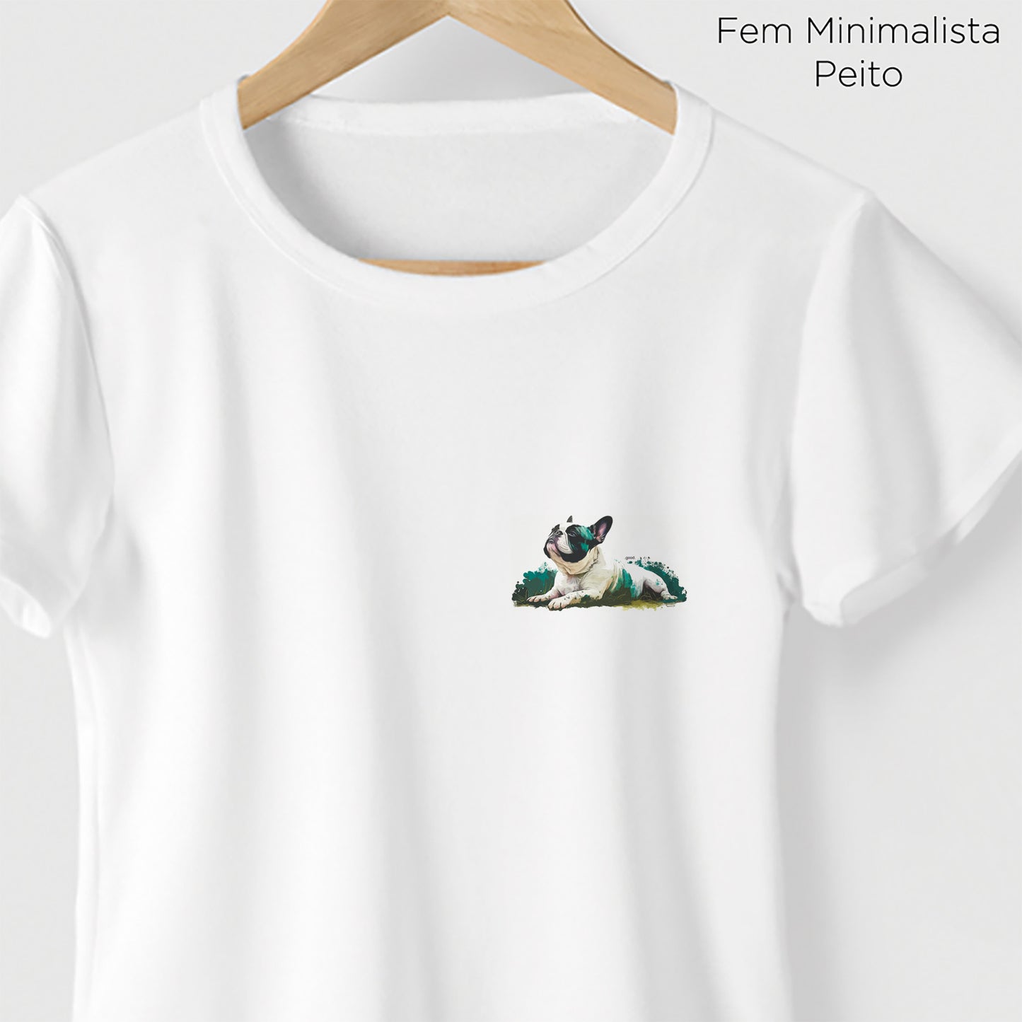 Camiseta Algoodão Branco - cód 0862
