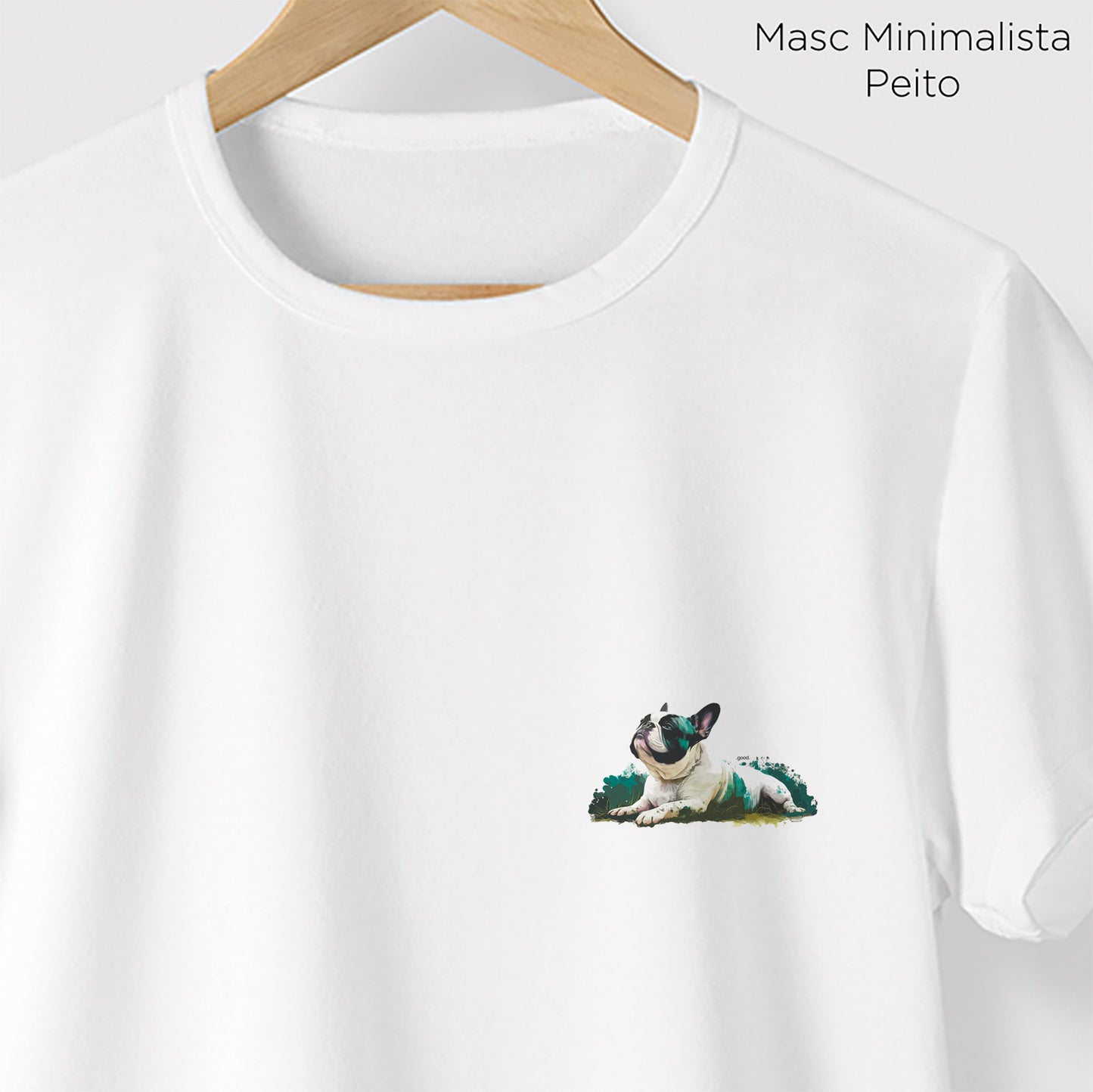 Camiseta Algoodão Branco - cód 0862