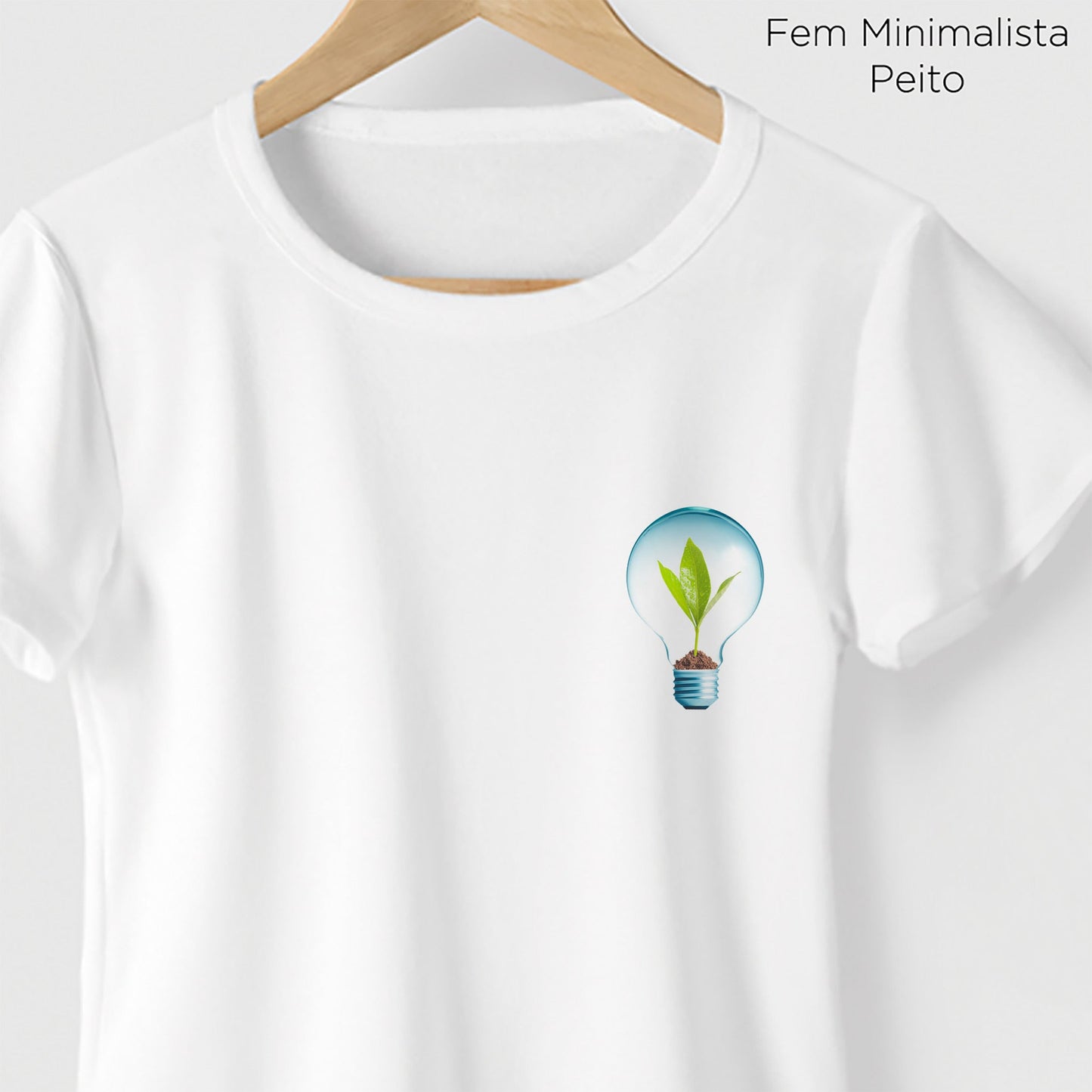 Camiseta Amazônia LÂMPADA - BRANCO - cód 0980