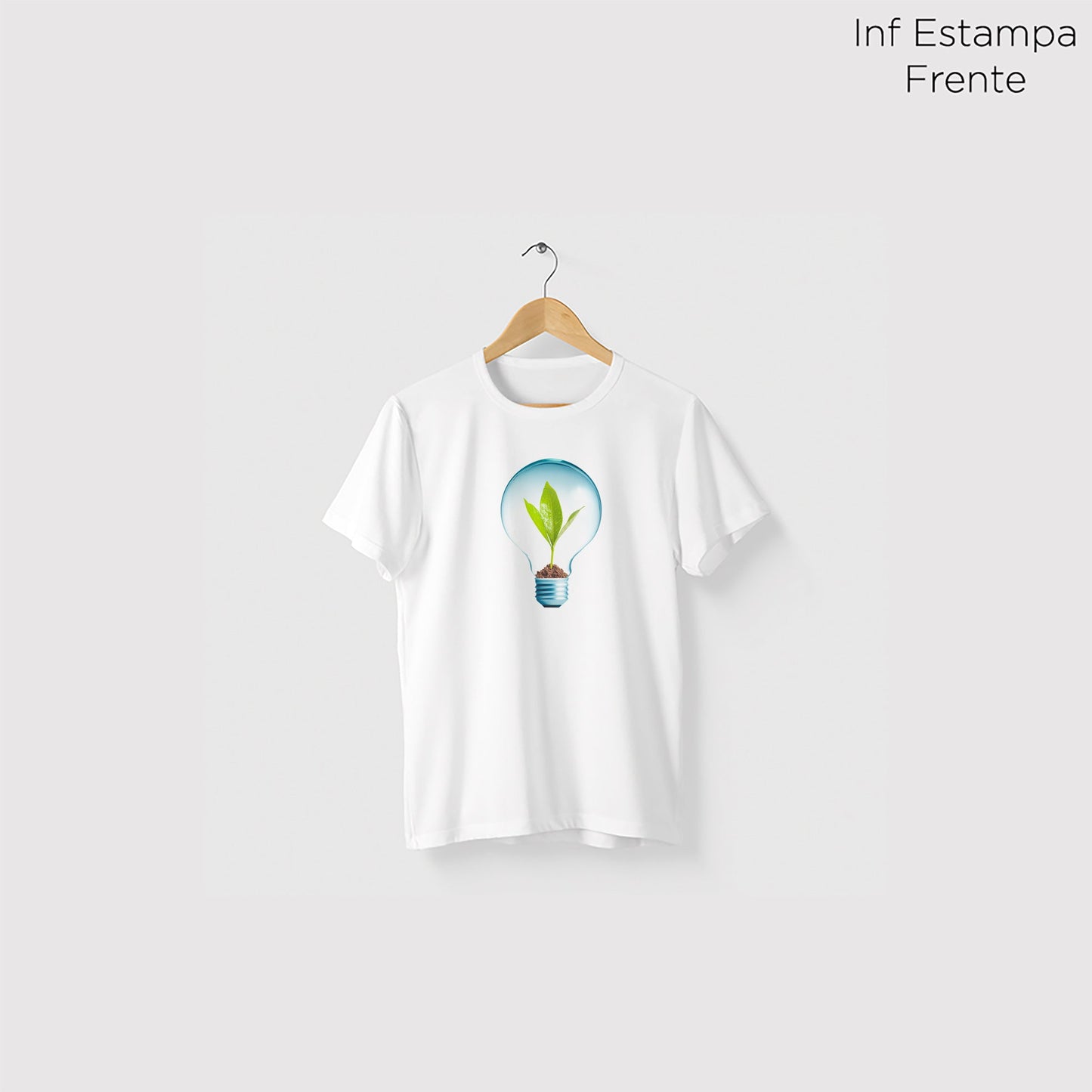 Camiseta Amazônia LÂMPADA - BRANCO - cód 0980