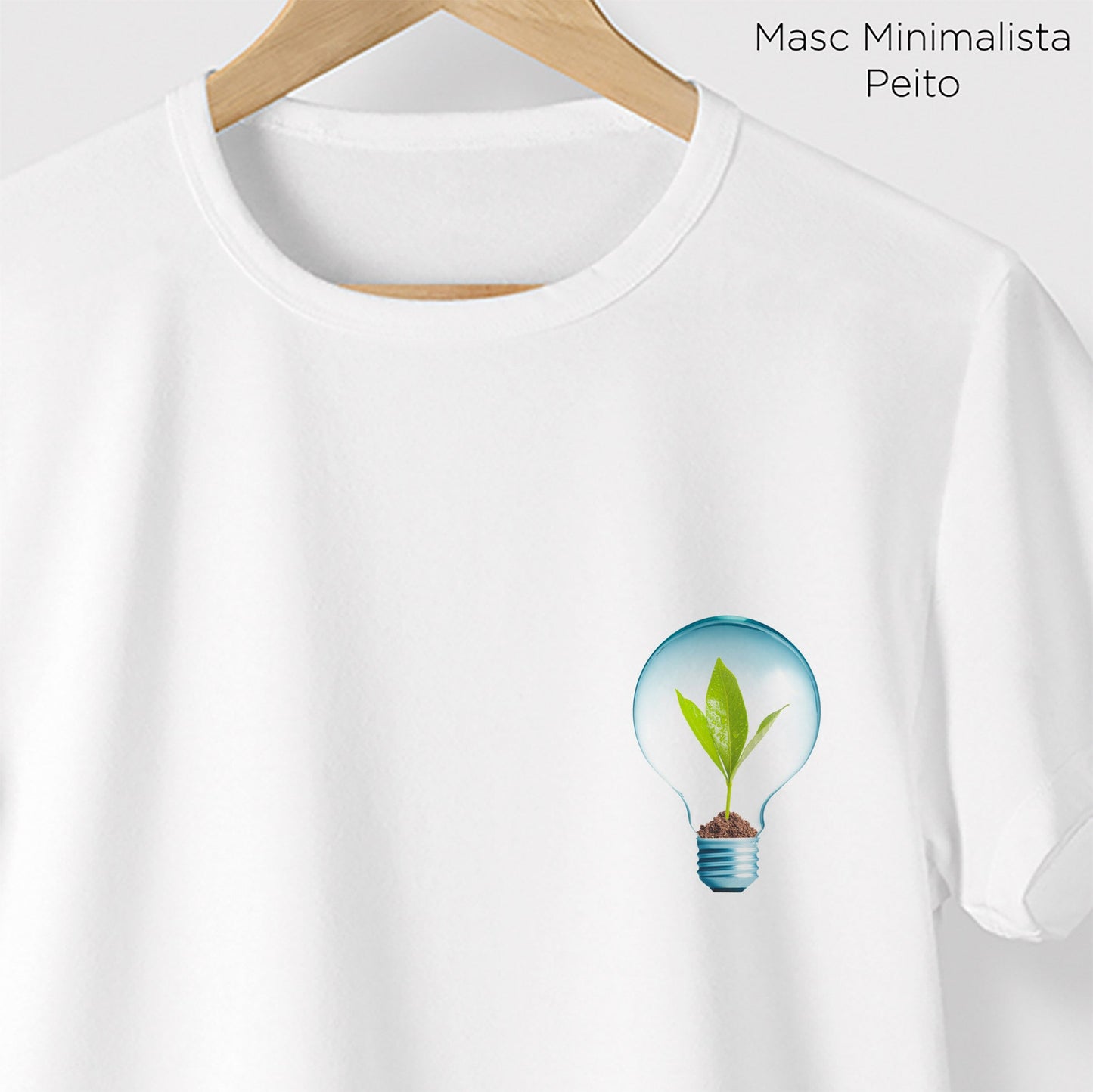 Camiseta Amazônia LÂMPADA - BRANCO - cód 0980
