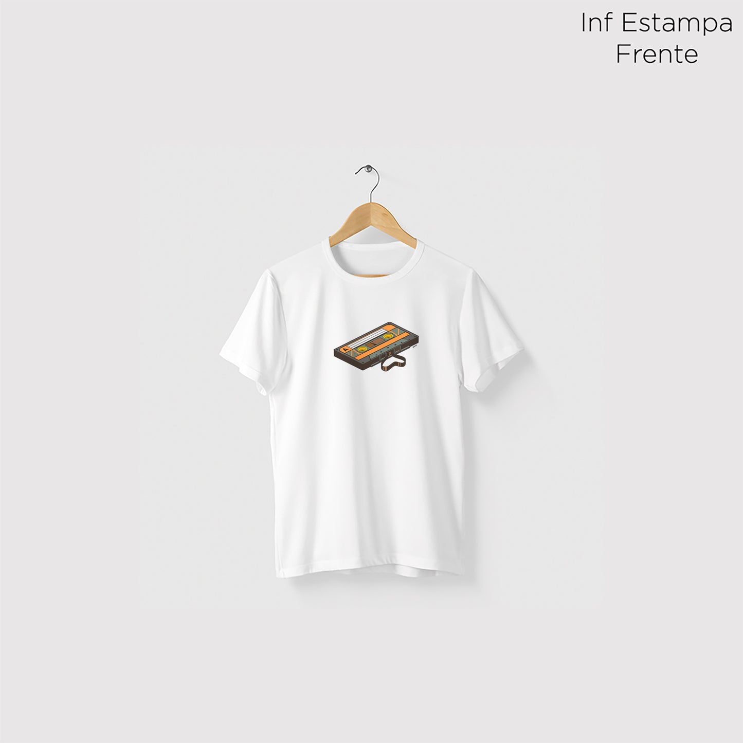 Camiseta Algoodão Branco - cód 10010
