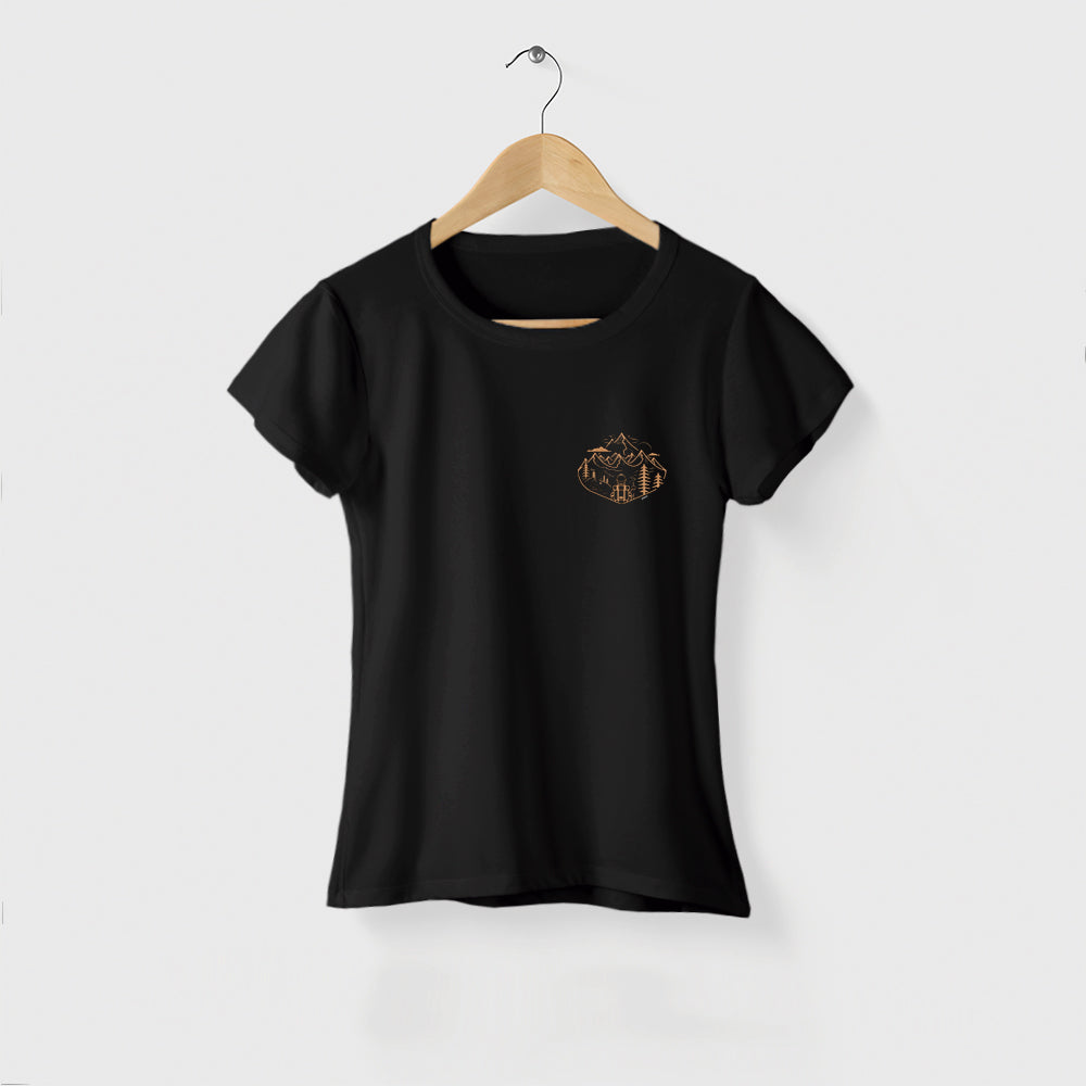Camiseta Algoodão Preto - cód 10021