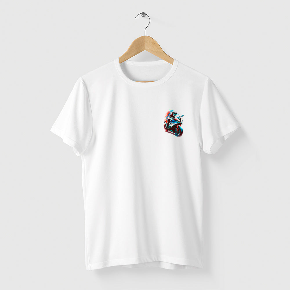 Camiseta Algoodão Branco - cód 10024
