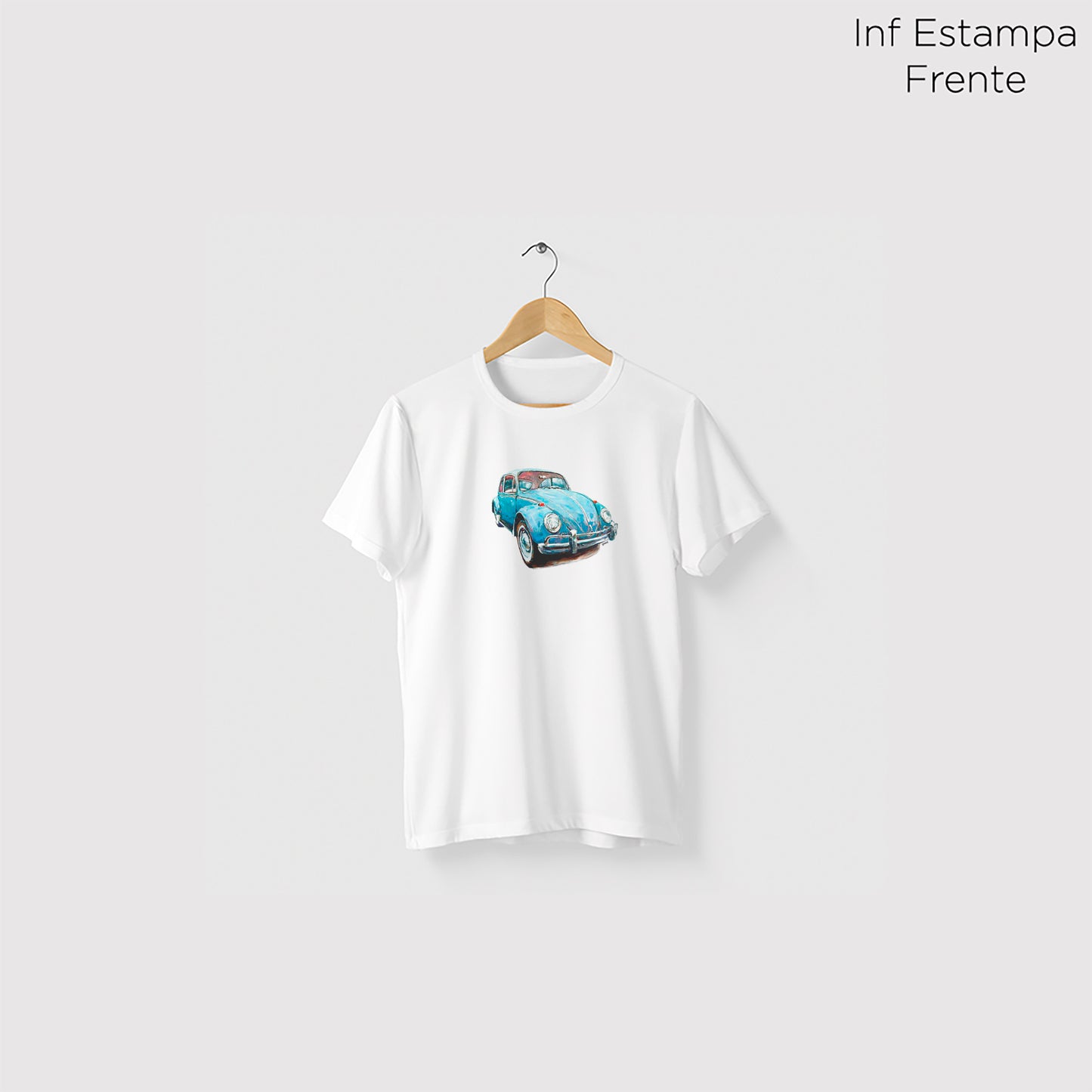 Camiseta Algoodão Branco - cód 10026