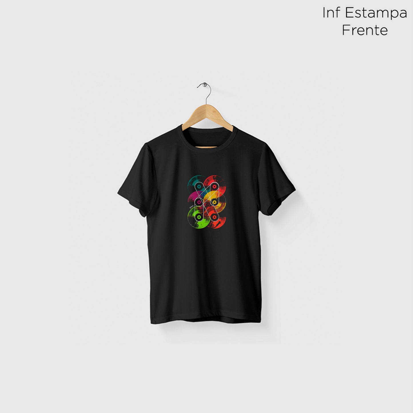 Camiseta Algoodão Preto - cód 10031
