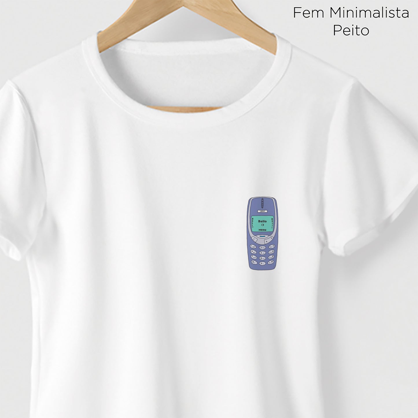 Camiseta Algoodão Branco - cód 10038