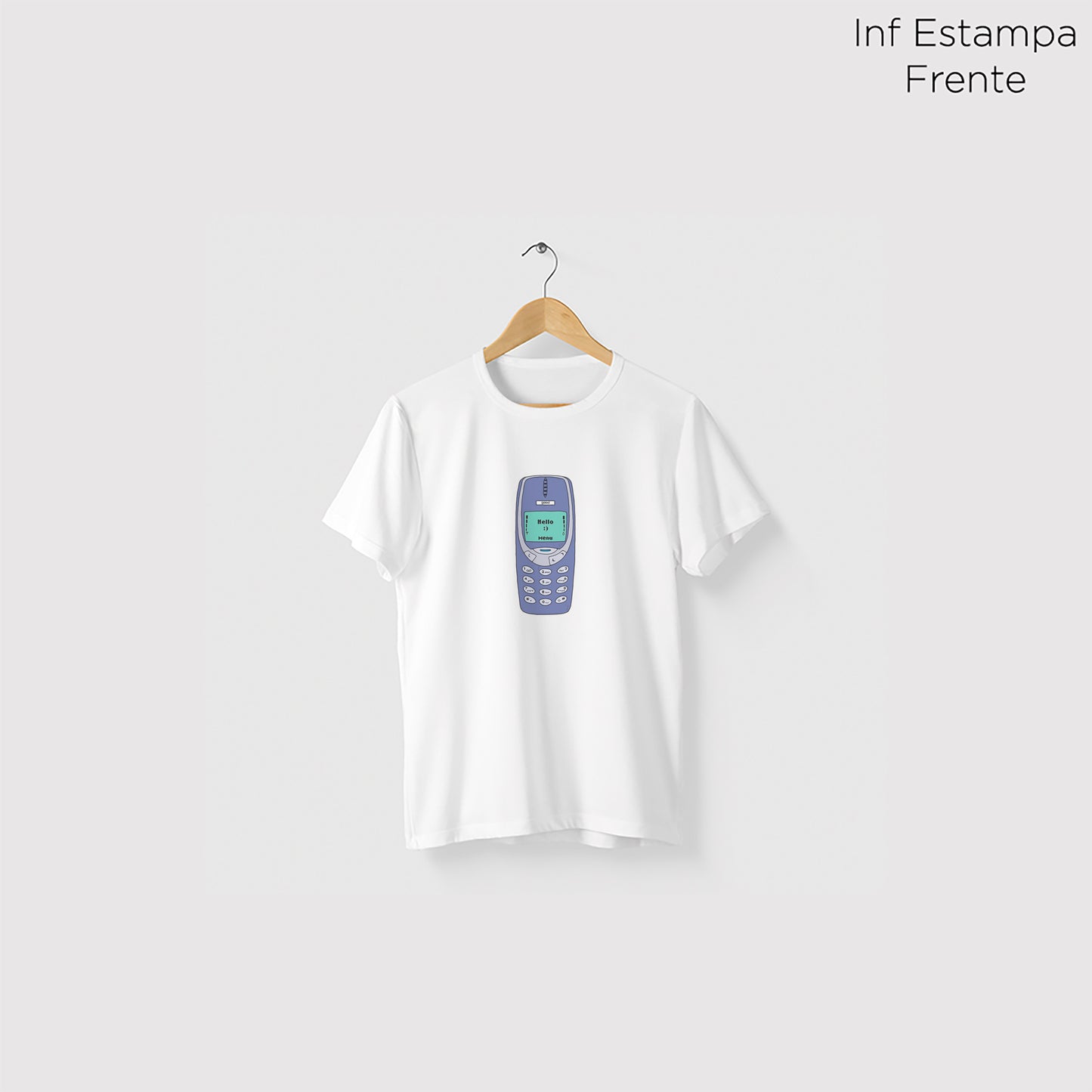 Camiseta Algoodão Branco - cód 10038