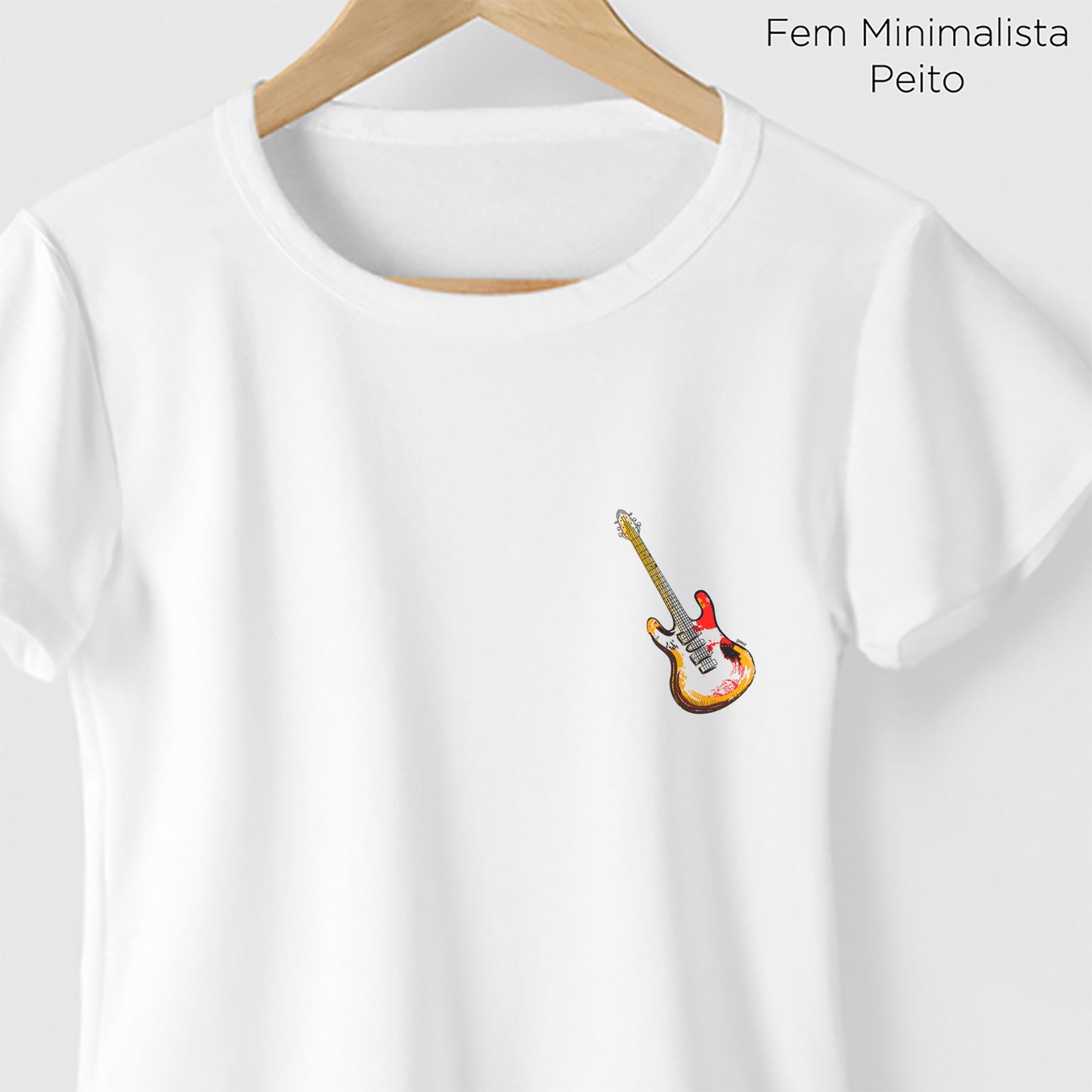 Camiseta Algoodão Branco - cód 10039