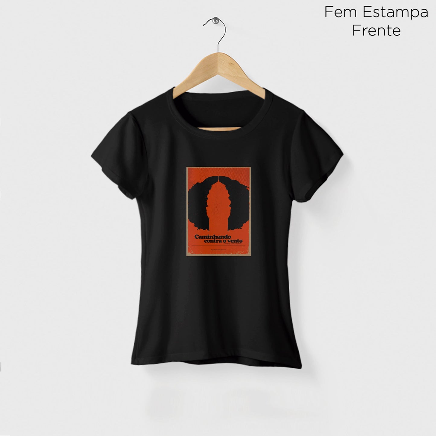 Camiseta Amazônia MPB CAETANO VELOSO - PRETO - cód 10043