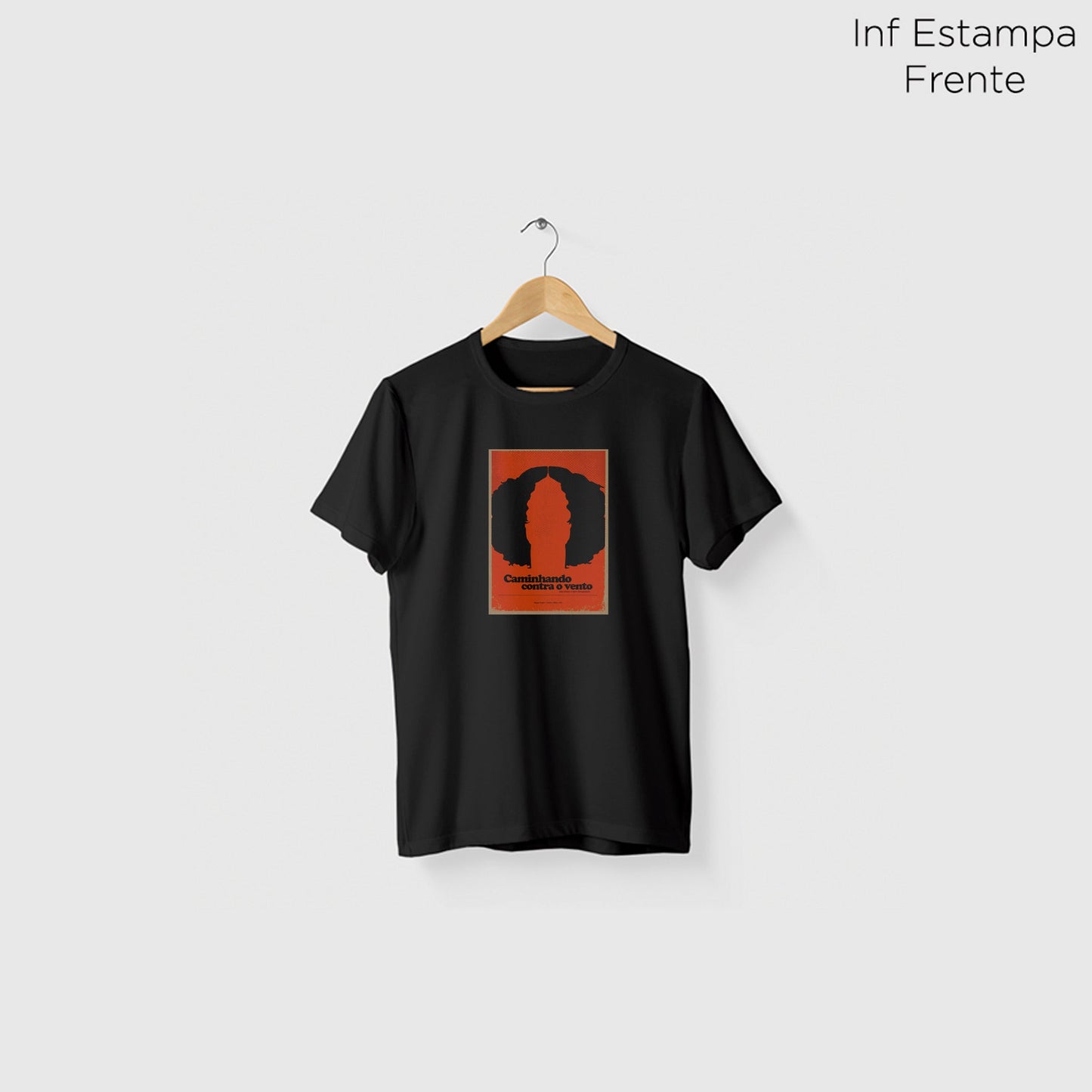 Camiseta Amazônia MPB CAETANO VELOSO - PRETO - cód 10043