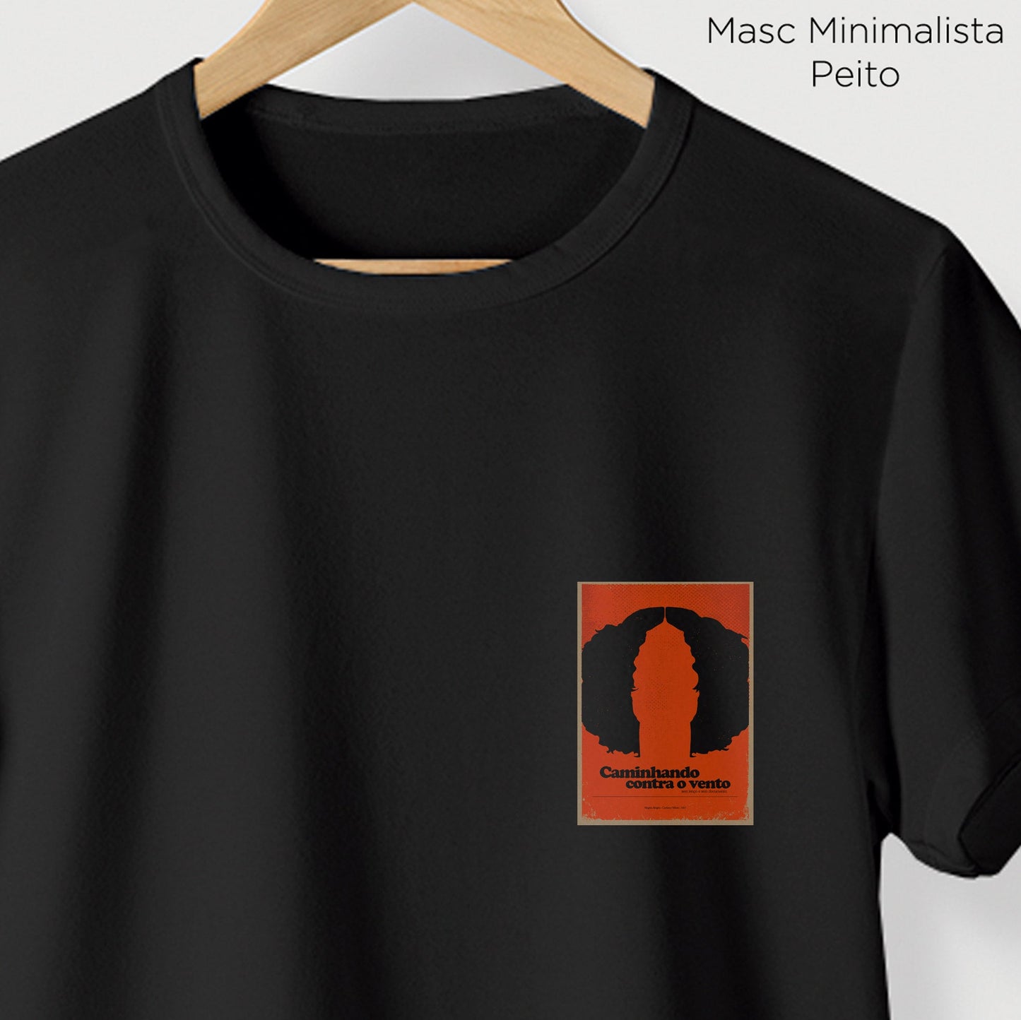 Camiseta Amazônia MPB CAETANO VELOSO - PRETO - cód 10043