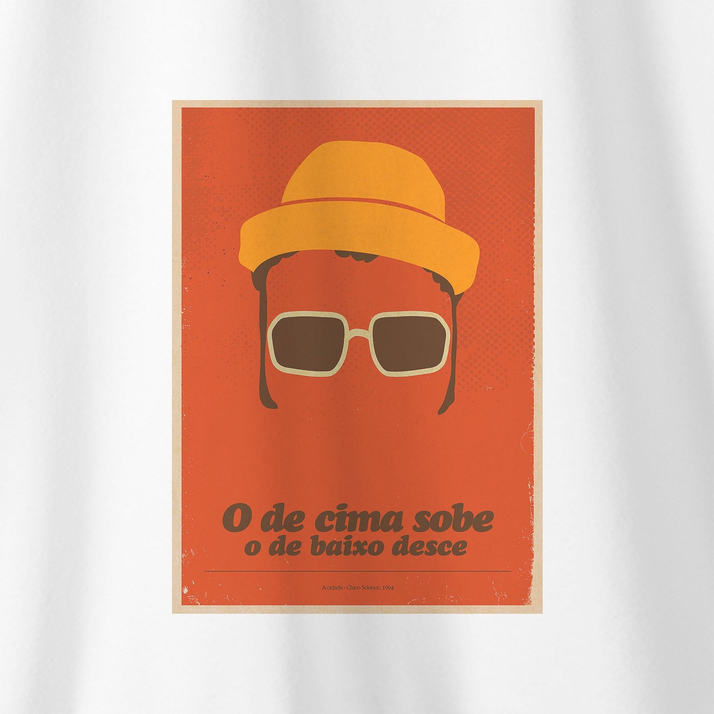 Camiseta Amazônia MPB CHICO SCIENCE - BRANCO - cód 10045