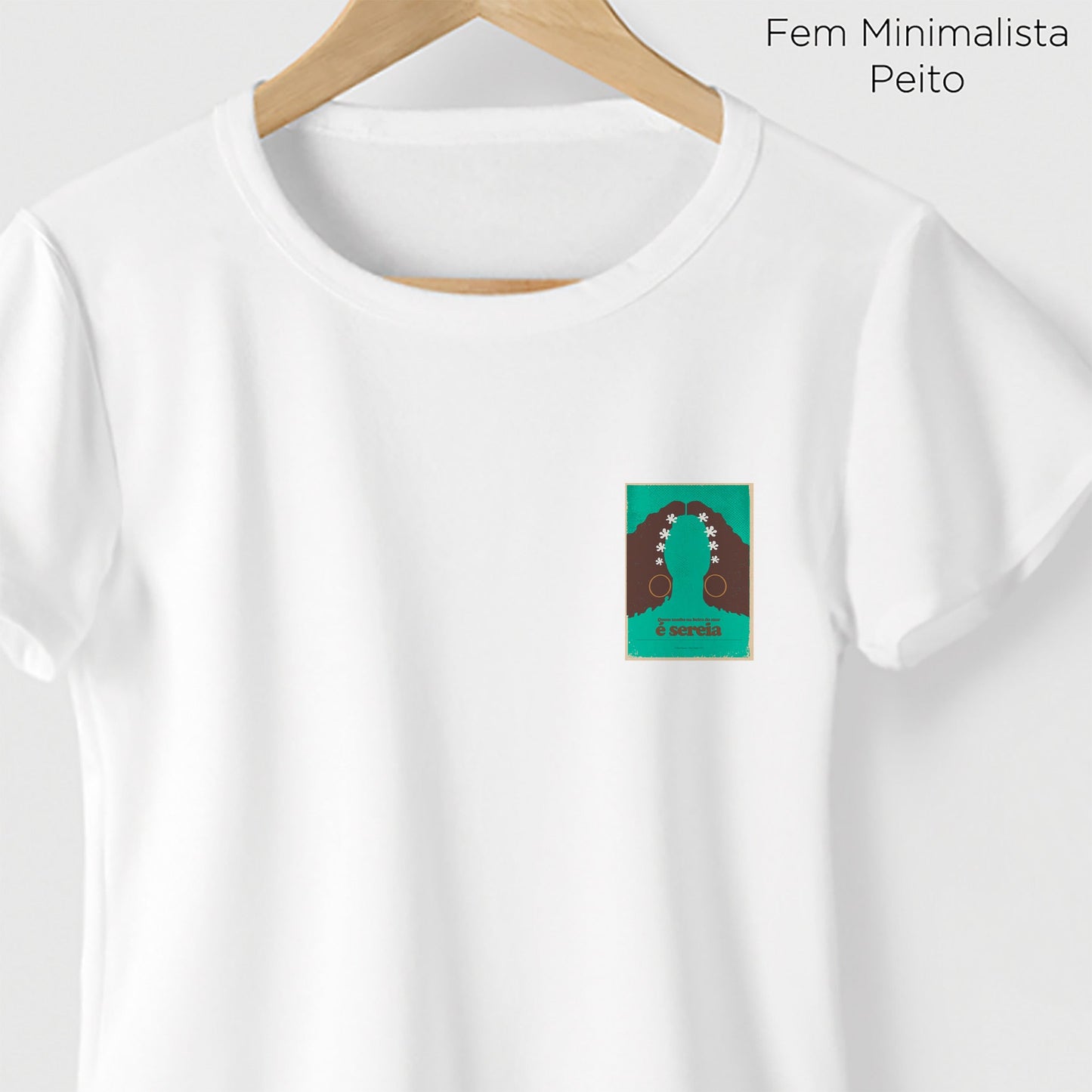 Camiseta Amazônia MPB CLARA NUNES - BRANCO - cód 10048