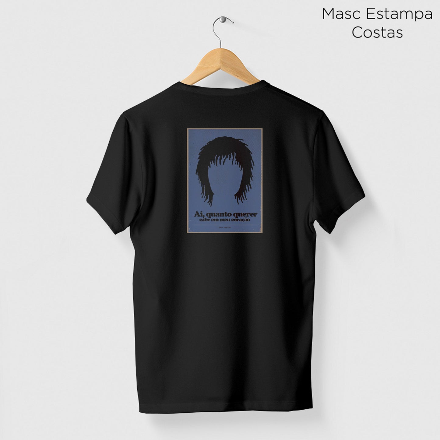 Camiseta Amazônia MPB DJAVAN - PRETO - cód 10049