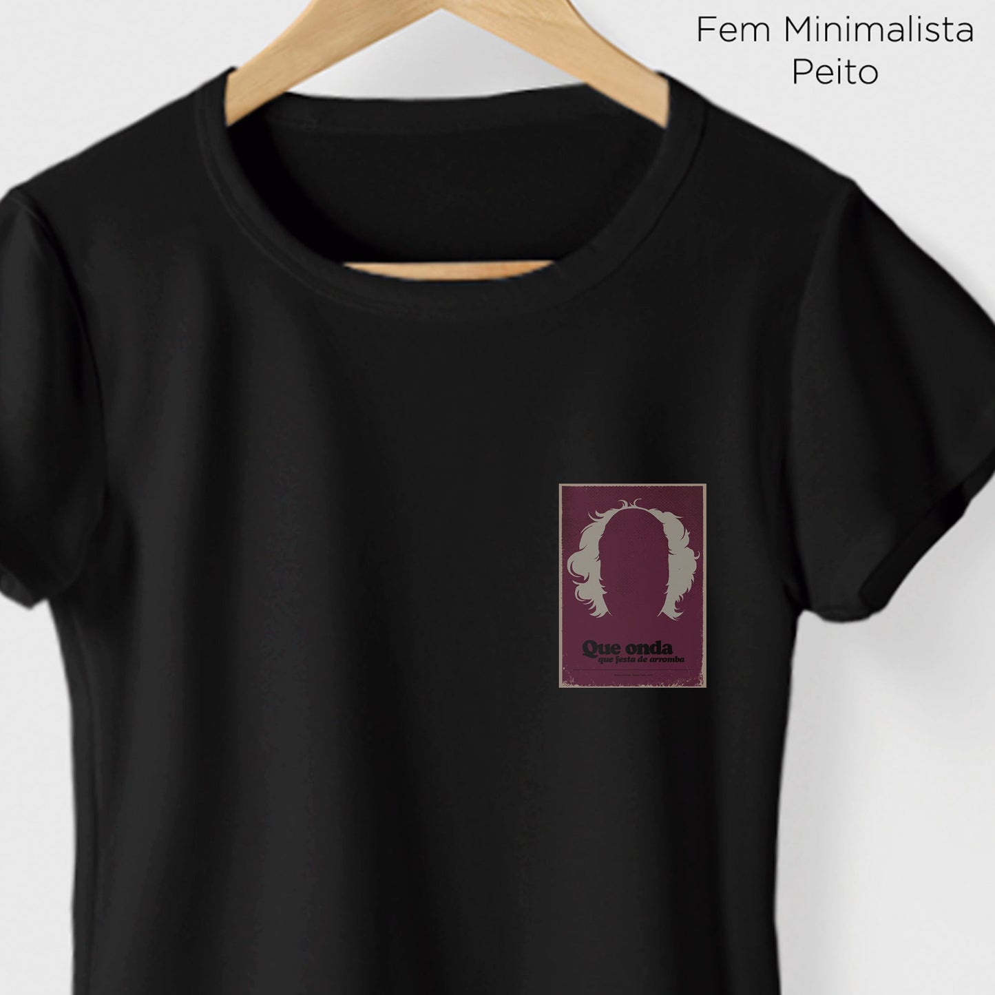 Camiseta Amazônia MPB ERASMO CARLOS - PRETO - cód 10051