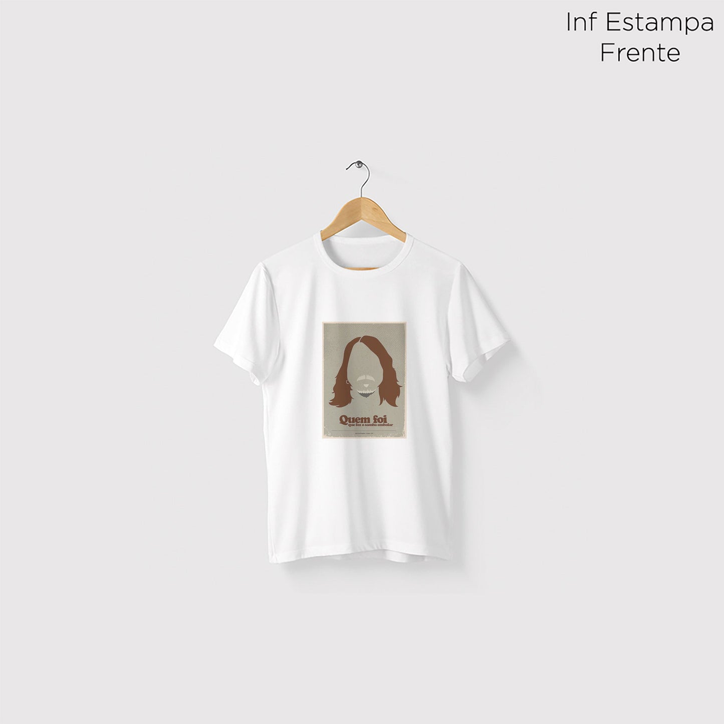 Camiseta Amazônia MPB LENINE - BRANCO - cód 10055