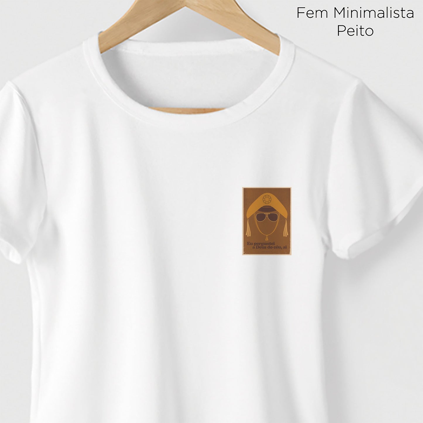 Camiseta Amazônia MPB LUIZ GONZAGA - BRANCO - cód 10056