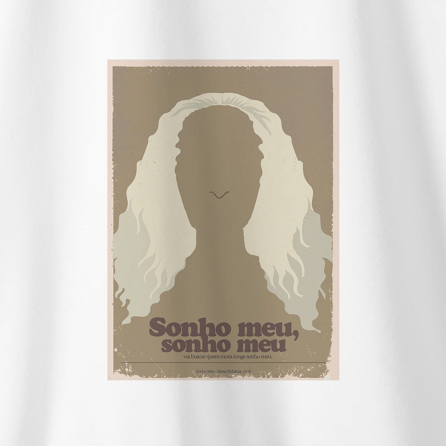 Camiseta Amazônia MPB MARIA BETHANIA - BRANCO - cód 10057